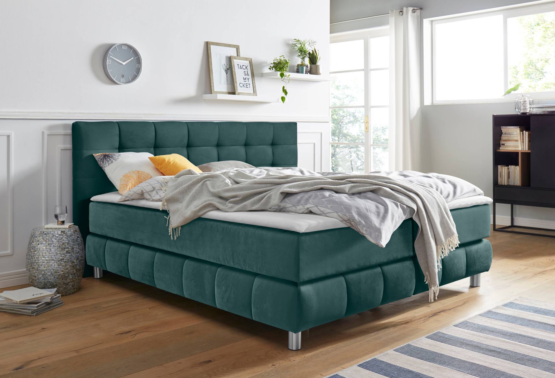 andas Boxspringbett »Salo«, incl. Topper, 6 Breiten, 2 Härtegrade, TFK auch in Härtegrad 4 andas Boxspringbett »Salo«, incl. Topper, 6 Breiten, 2 Härtegrade, TFK auch in Härtegrad 4 von andas
