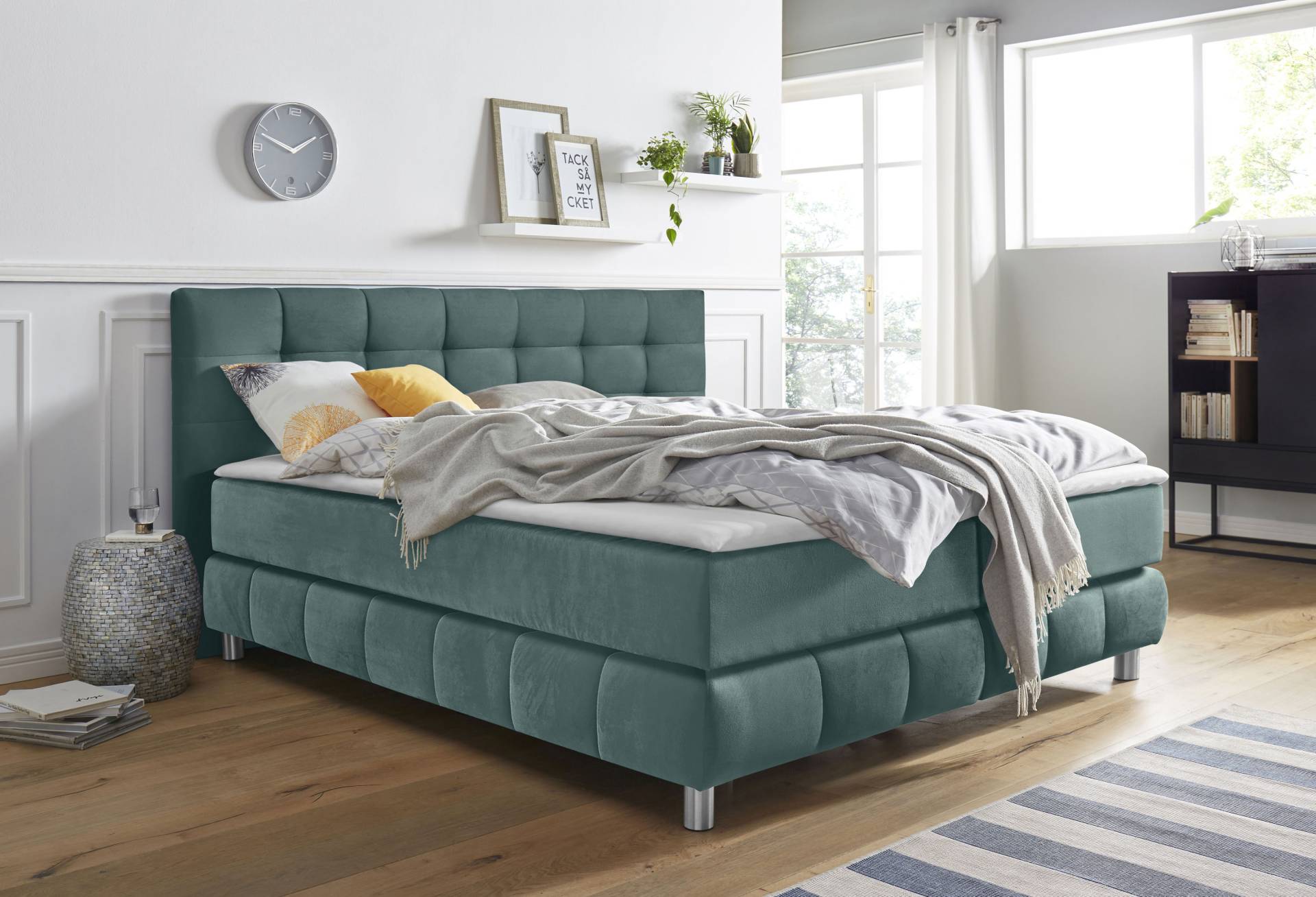 andas Boxspringbett »Salo«, incl. Topper, 6 Breiten, 2 Härtegrade, TFK auch in Härtegrad 4 andas Boxspringbett »Salo«, incl. Topper, 6 Breiten, 2 Härtegrade, TFK auch in Härtegrad 4 von andas