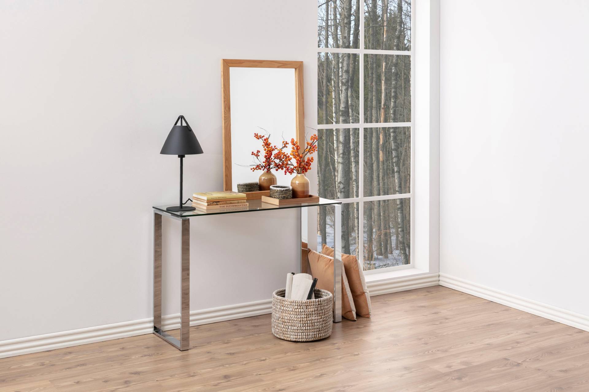 ACTONA GROUP Couchtisch »Karina«, aus einem schönen chromfarbenen Metallgestell, Breite 40 cm ACTONA GROUP Couchtisch »Karina«, aus einem schönen chromfarbenen Metallgestell, Breite 40 cm von ACTONA GROUP
