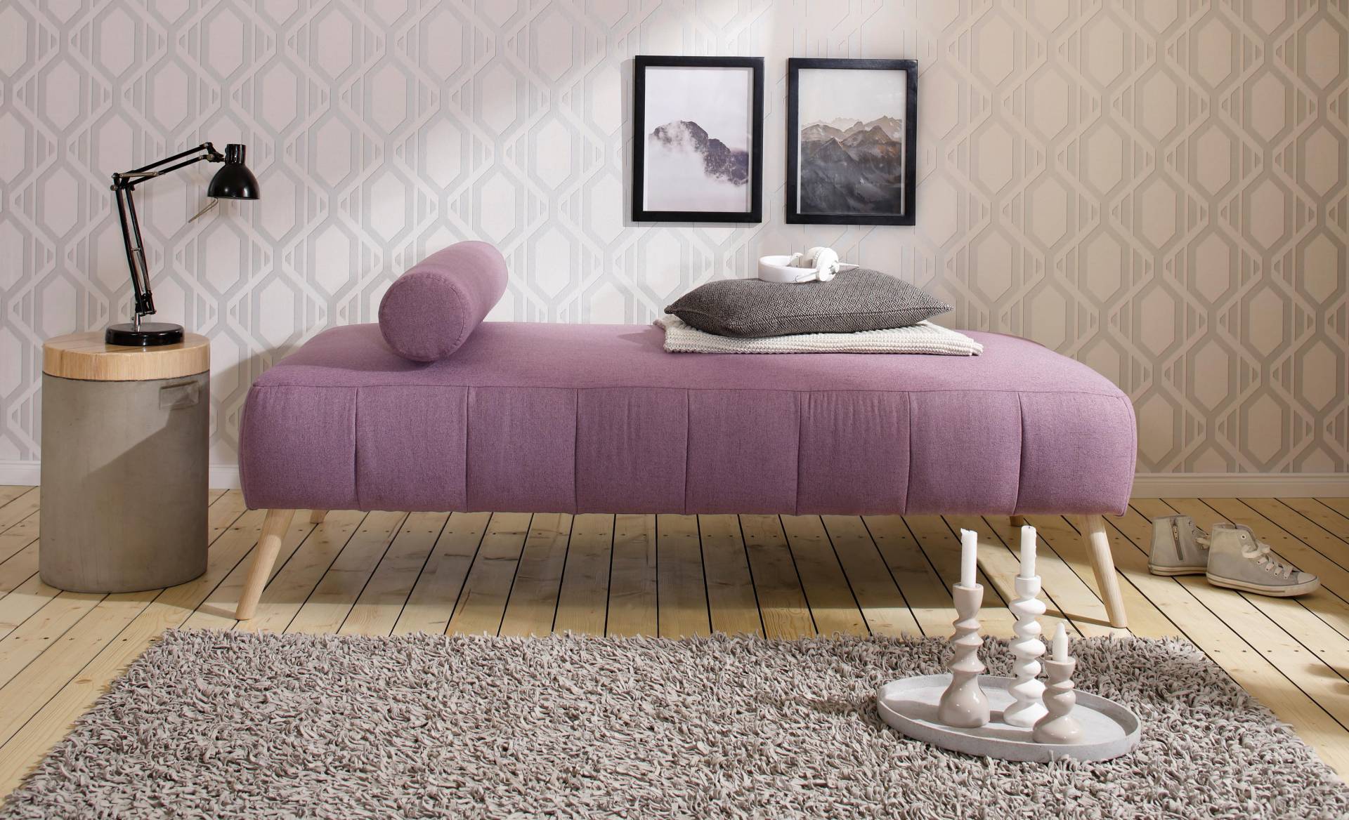 andas Daybett »Lucy«, mit losen Rollenkissen andas Daybett »Lucy«, mit losen Rollenkissen von andas