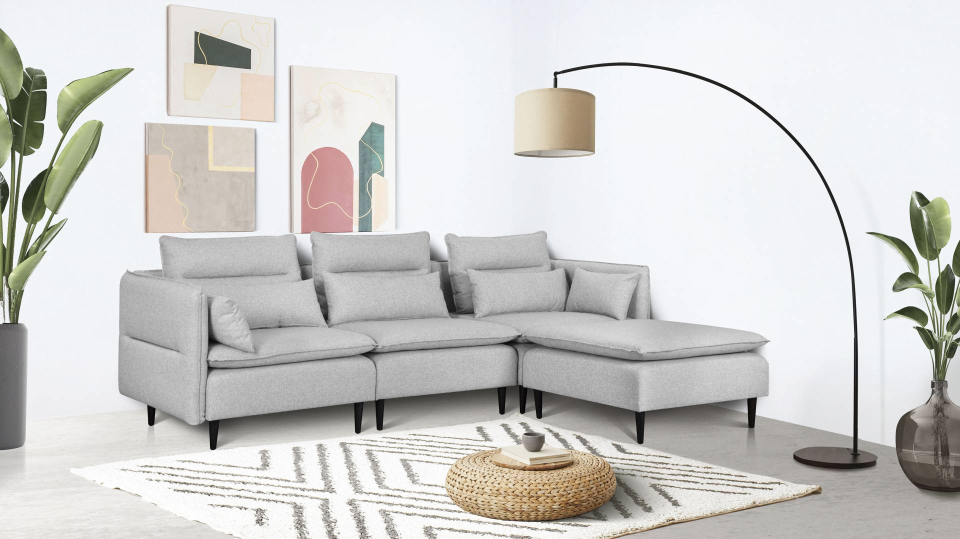 andas Ecksofa »ALVIK L-Form« von andas