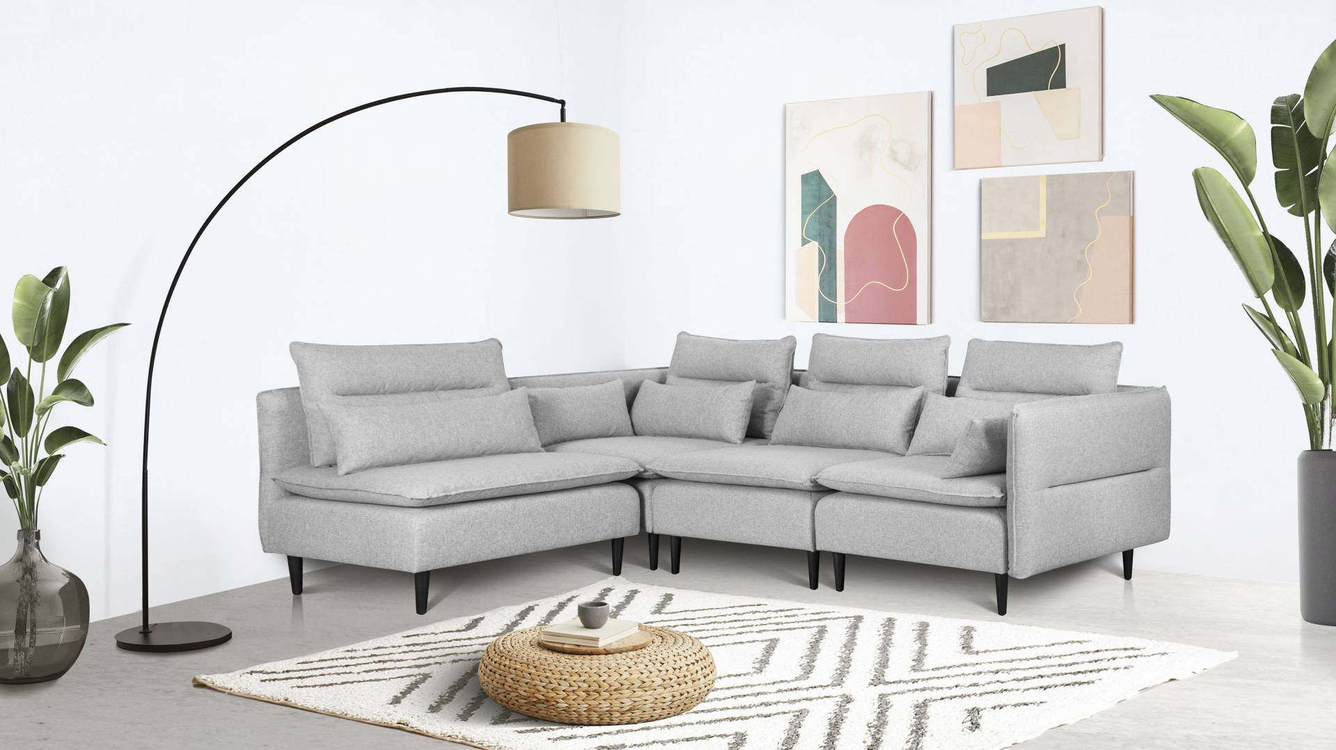 andas Ecksofa »ALVIK L-Form« von andas