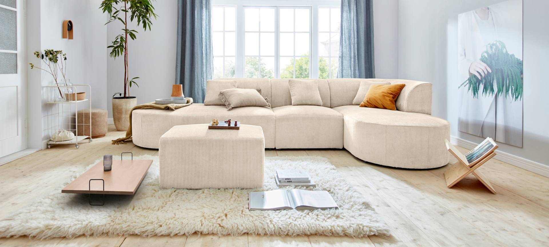 andas Ecksofa »Alesund«, 4 Teile, bestehend aus Modulen, auch einzeln erhältllich, miteinander verbunden andas Ecksofa »Alesund«, 4 Teile, bestehend aus Modulen, auch einzeln erhältllich, miteinander verbunden von andas
