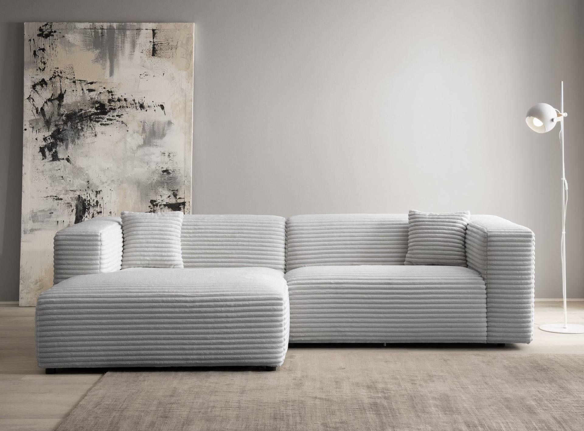 andas Ecksofa »BAKELS, L-Form in Cord oder Boucle-Stoff, moderne Couch«, wahlweise Recamiere rechts/links, bequemer Sitzkomfort andas Ecksofa »BAKELS, L-Form in Cord oder Boucle-Stoff, moderne Couch«, wahlweise Recamiere rechts/links, bequemer Sitzkomfort von andas