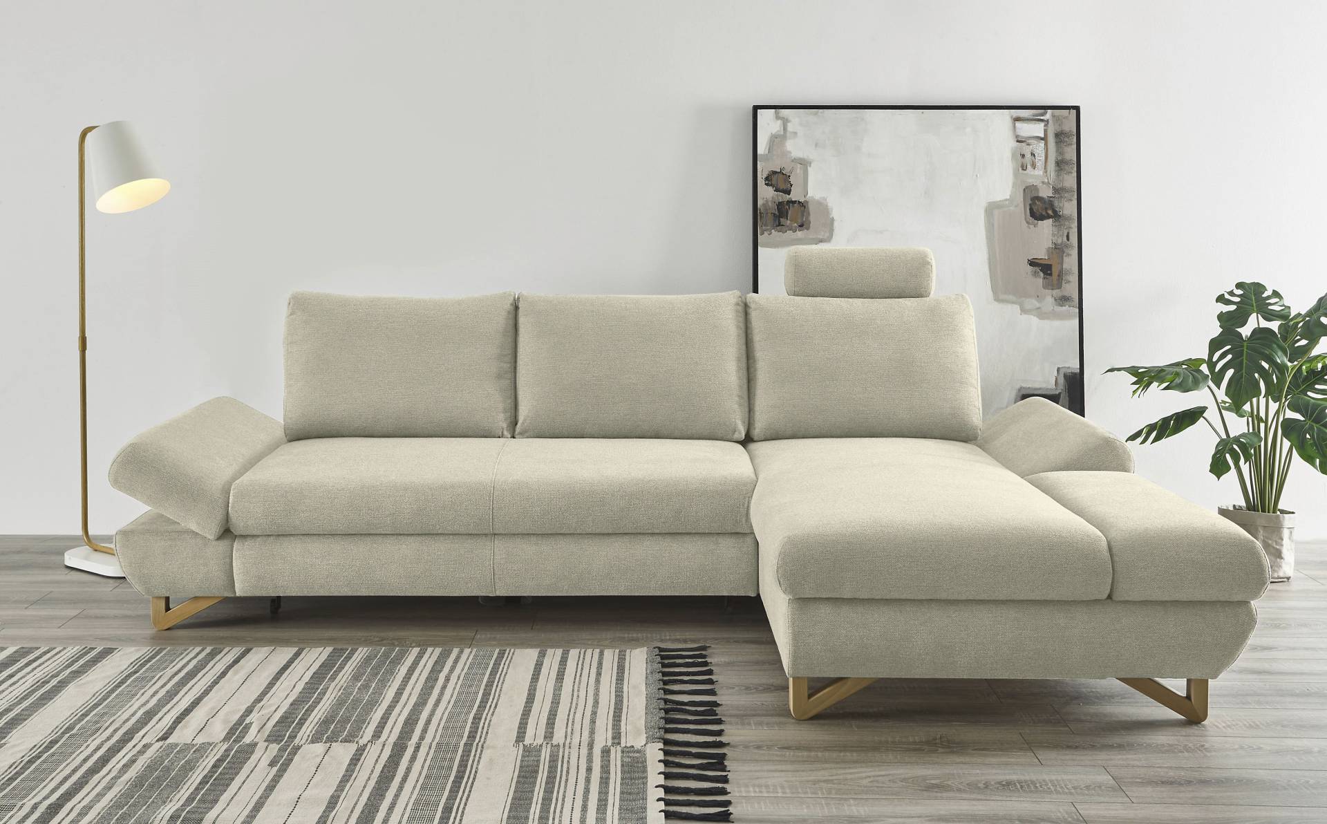 INOSIGN Schlafsofa »City/Giron«, komfortable Bettfunktion (Liegefläche 245 x 138 cm), sowie Bettkasten von INOSIGN