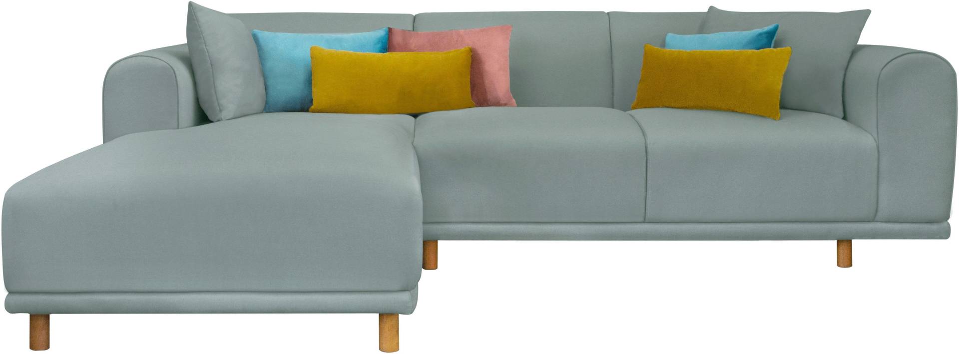 andas Ecksofa »Maroon«, in skandinavischem Design, mit losen Kissen von andas