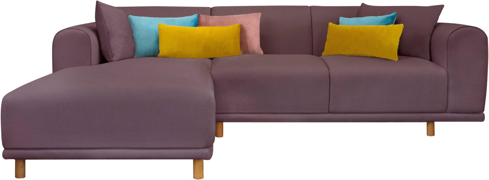 andas Ecksofa »Maroon«, in skandinavischem Design, mit losen Kissen von andas