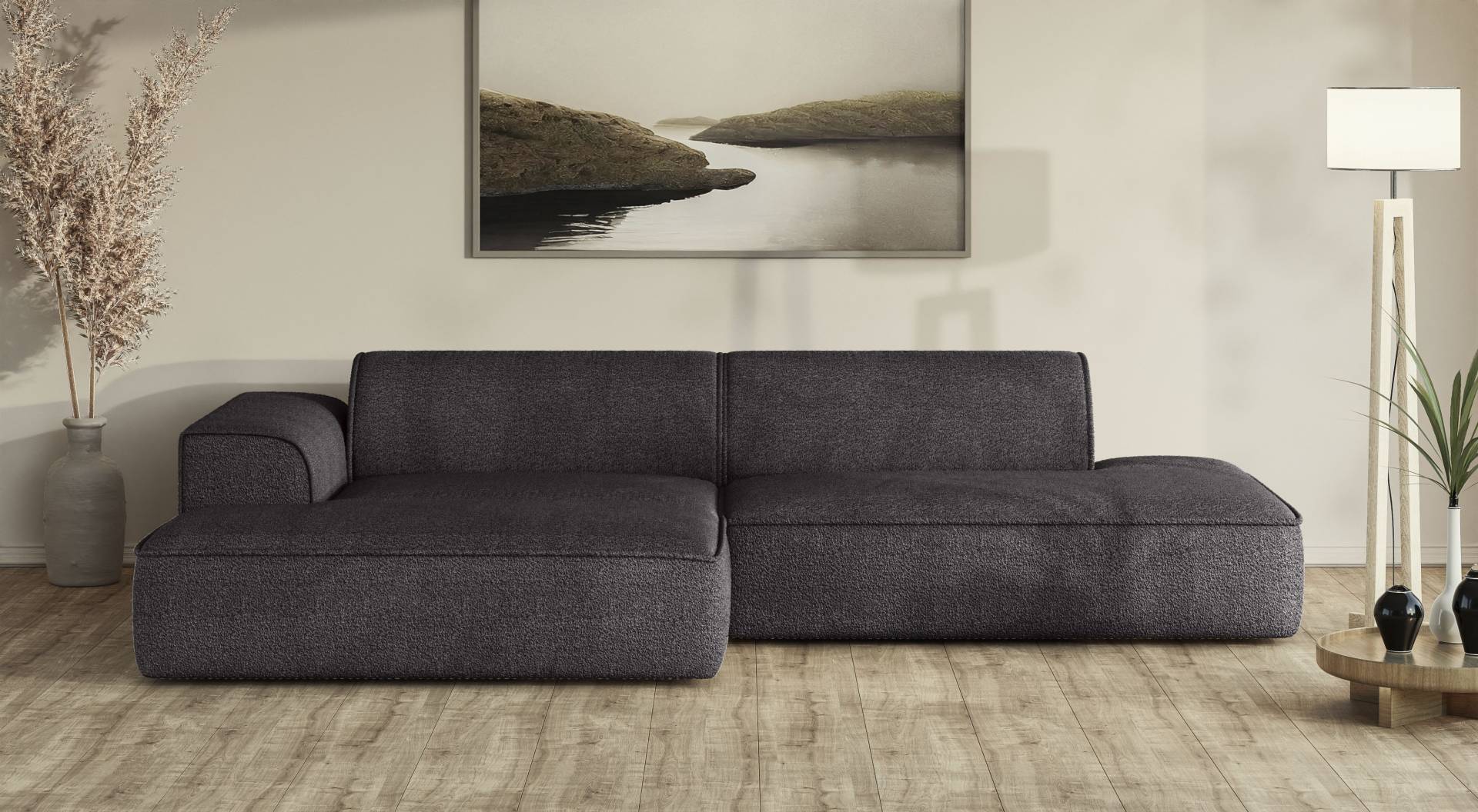 andas Ecksofa »TORSTAD mit Keder, moderne Optik, Polsterecke« von andas