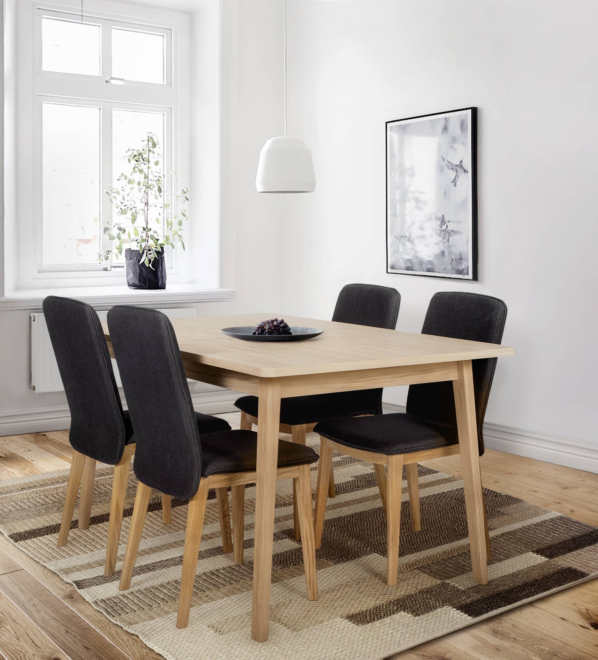 andas Esstisch, Holzfurnier aus Eiche andas Esstisch, Holzfurnier aus Eiche von andas