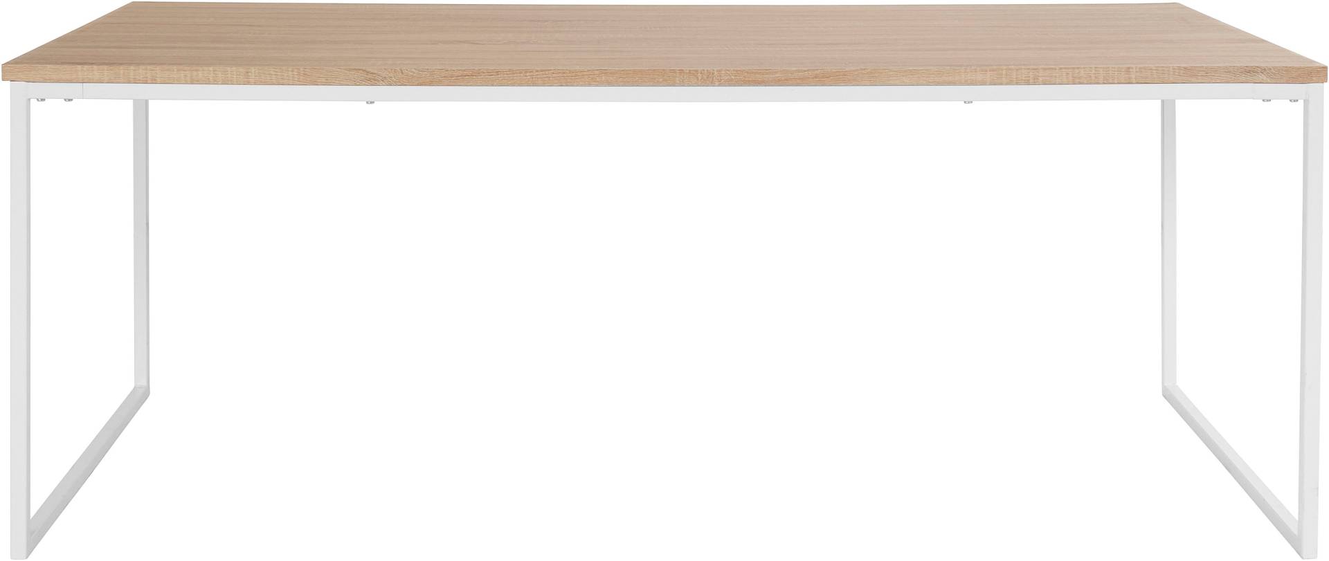 andas Esstisch »Hulsig«, (1 St.), mit Tischplatte in einer Holzoptik und fühlbare Struktur, Höhe 76 cm von andas