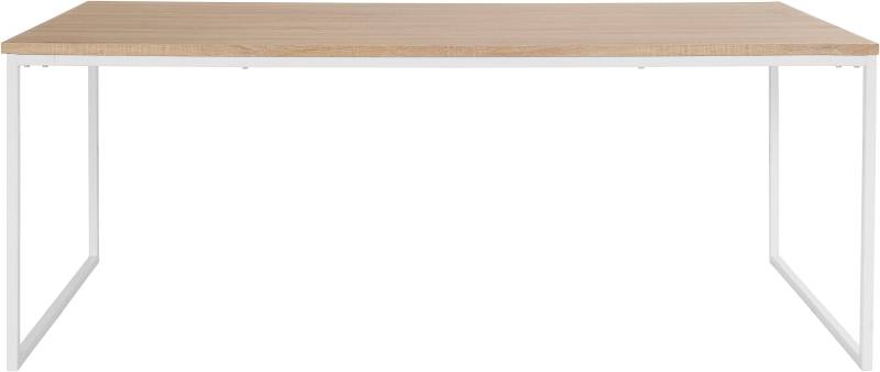 andas Esstisch »Hulsig«, (1 St.), mit Tischplatte in einer Holzoptik und fühlbare Struktur, Höhe 76 cm von andas