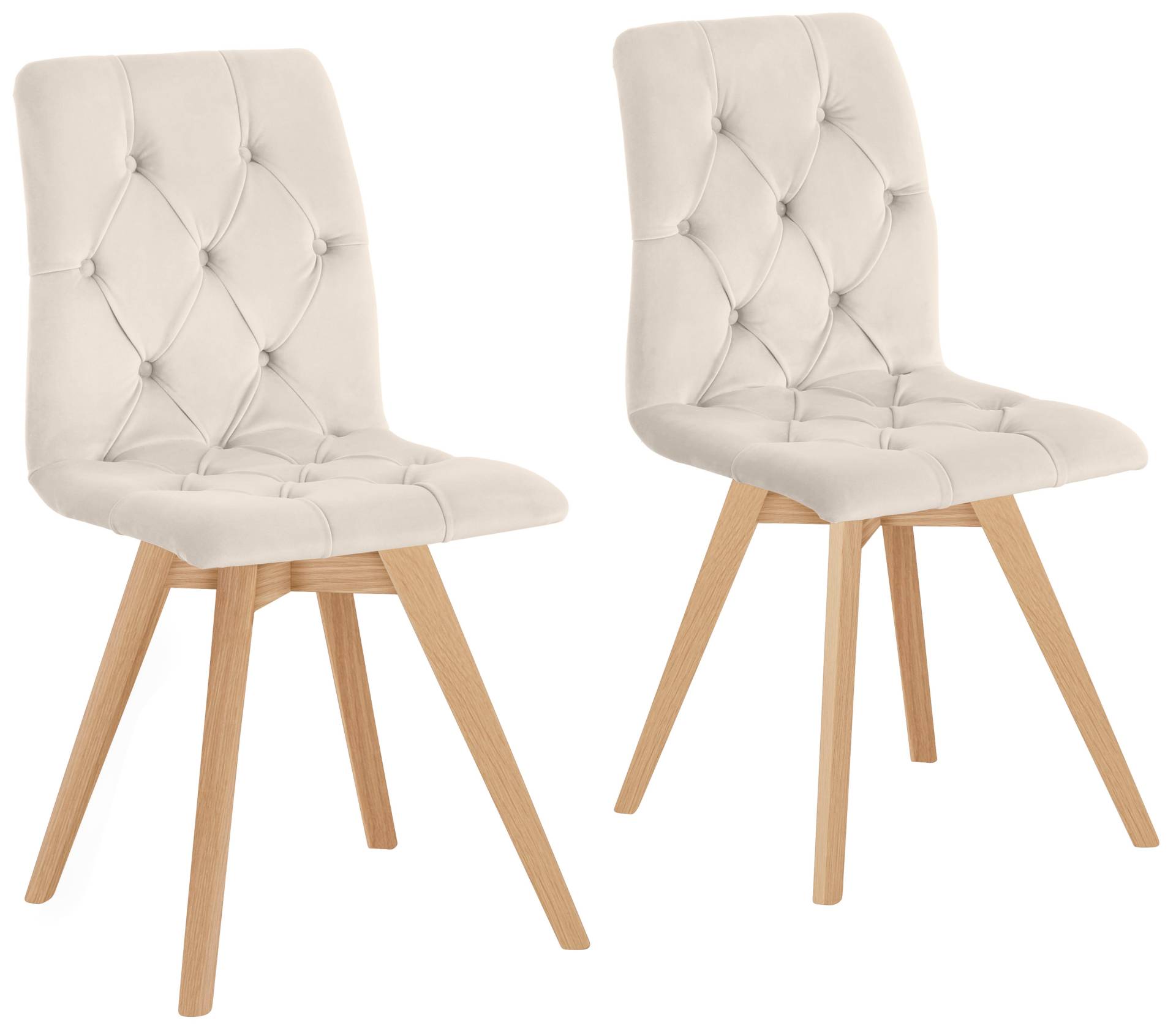 andas Esszimmerstuhl »Rania«, (Set), 2 St., Samtoptik, im 2er/4er/6er Set, Massivholzbeinen andas Esszimmerstuhl »Rania«, (Set), 2 St., Samtoptik, im 2er/4er/6er Set, Massivholzbeinen von andas