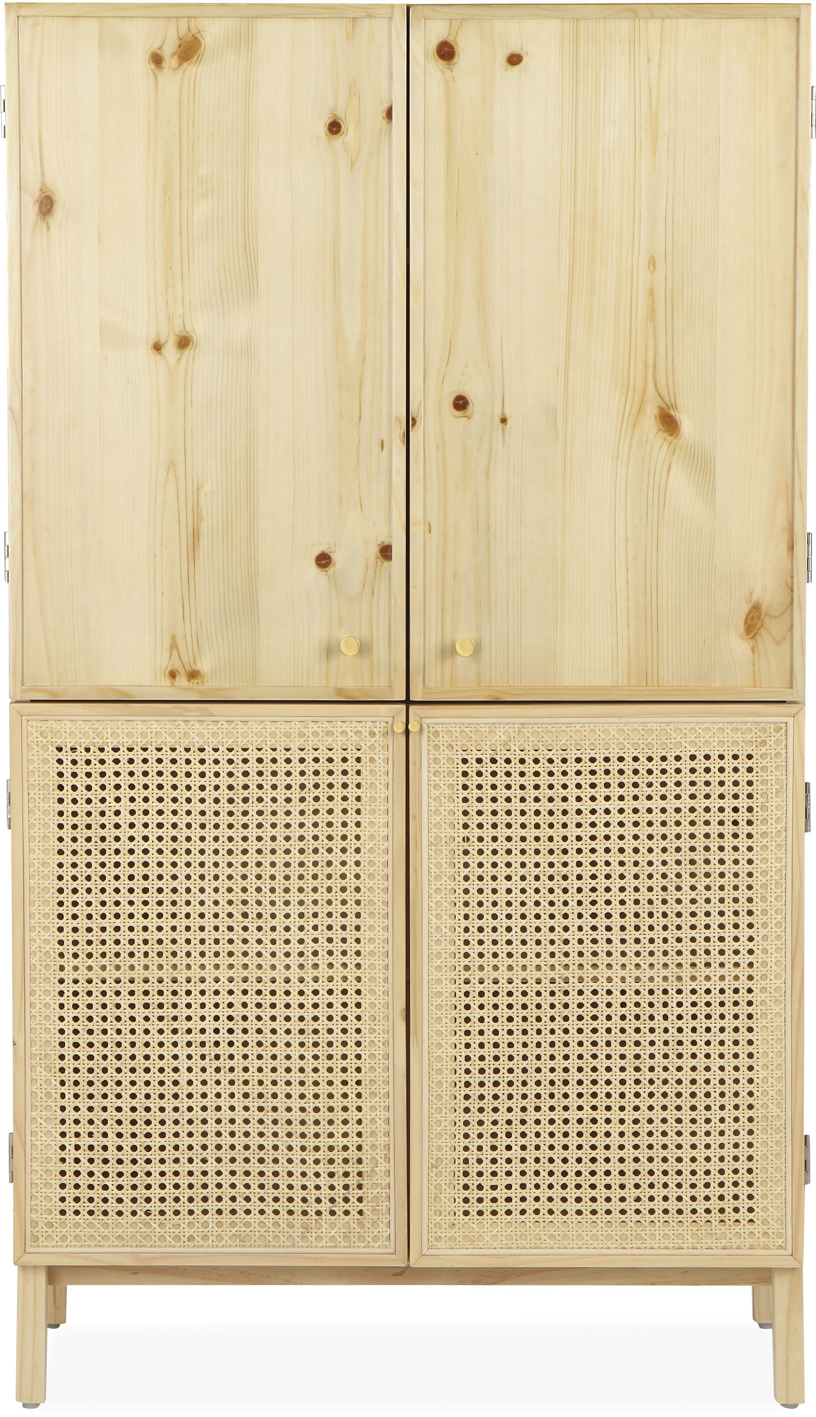 andas Highboard »Gatwick«, ausziehbare Schreibtischplatte, Massivholz, Design by Morten Georgsen von andas