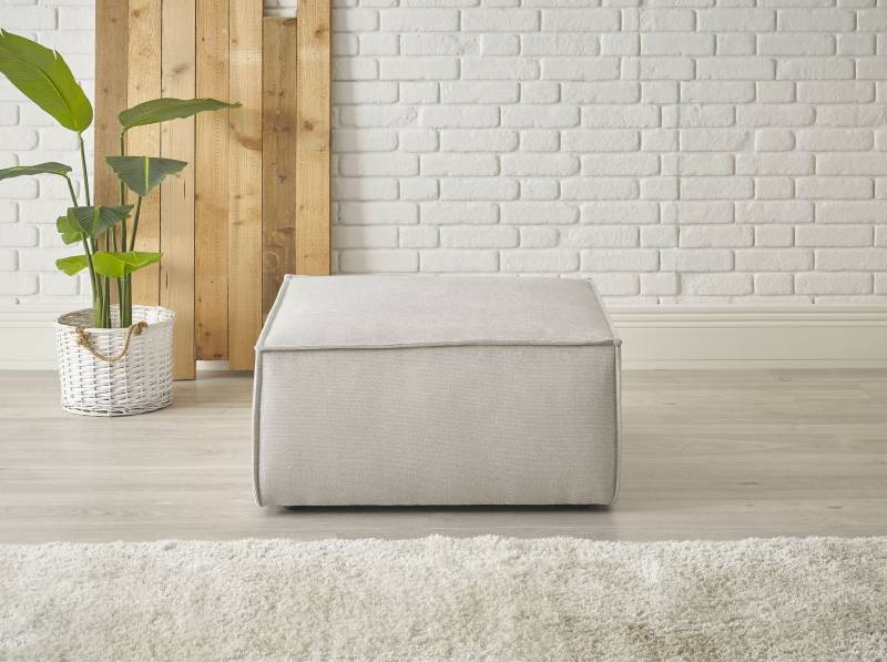 andas Hocker »Finnley«, quadratisch, passt z. Loveseat Finnley von andas