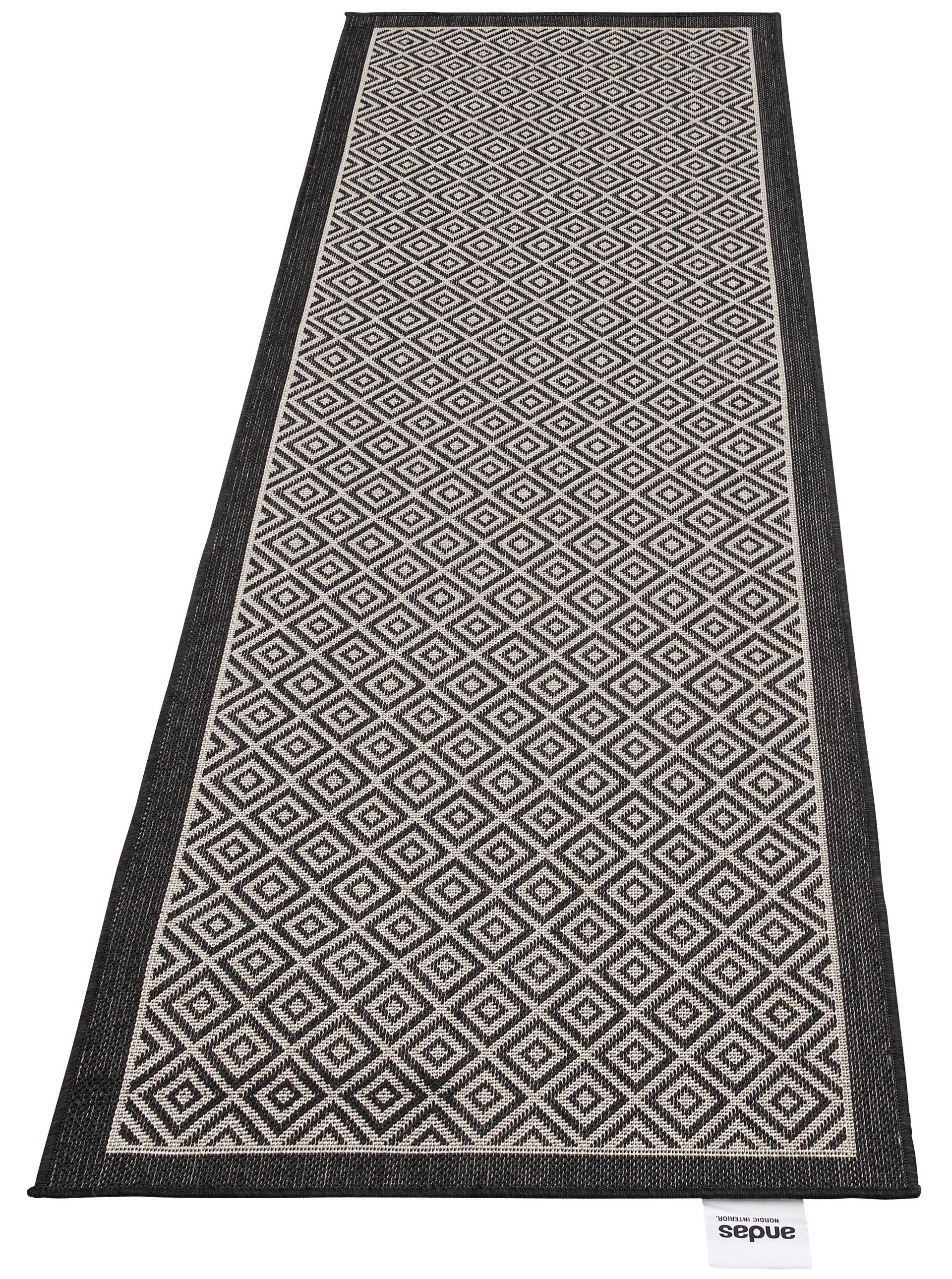 andas Läufer »Aliza«, rechteckig, 8 mm Höhe, mit Bordüre,Rauten-Design, wetterfest & UV-beständig, Outdoor geeignet andas Läufer »Aliza«, rechteckig, 8 mm Höhe, mit Bordüre,Rauten-Design, wetterfest & UV-beständig, Outdoor geeignet von andas