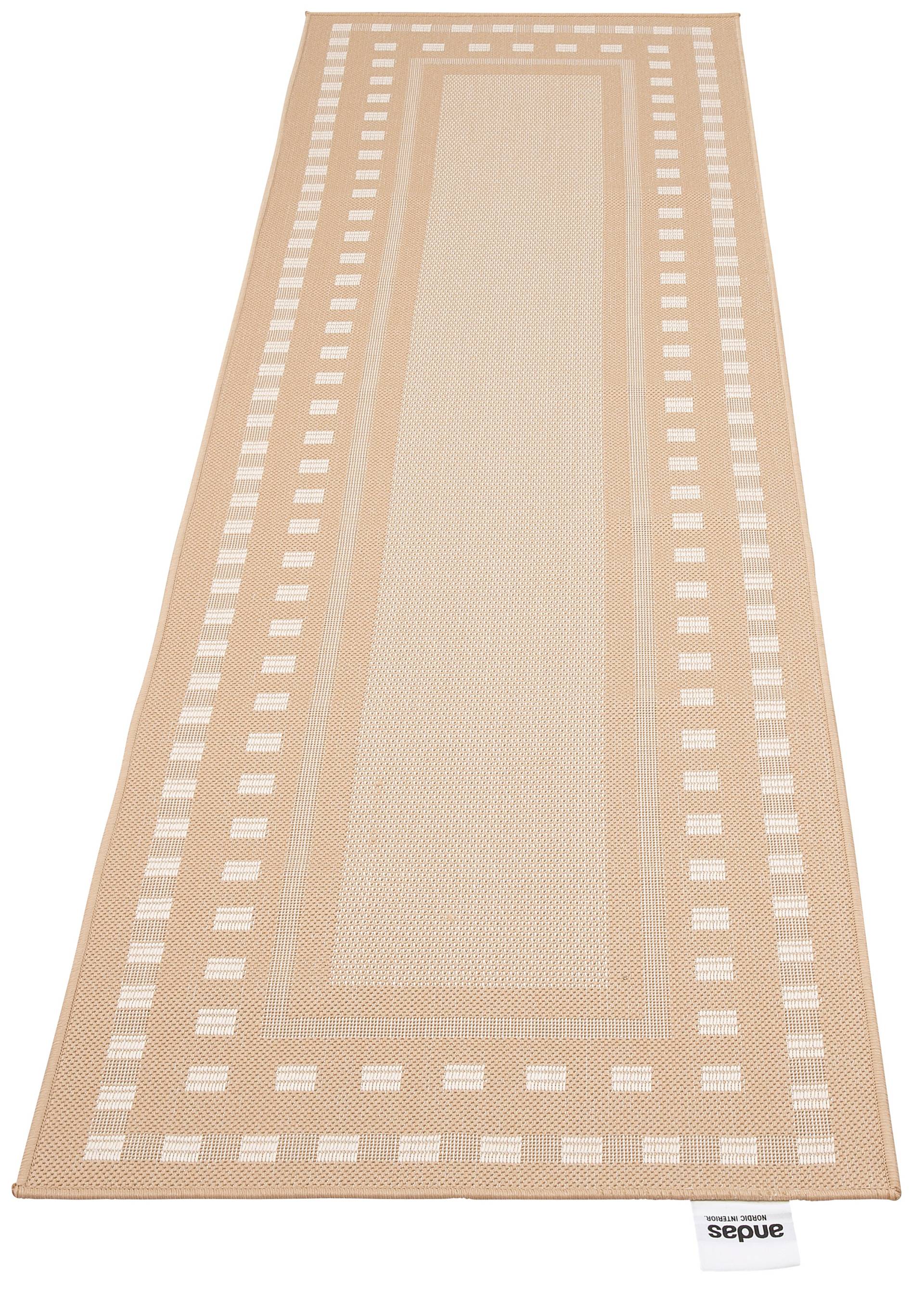 andas Läufer »Dalija«, rechteckig, 8 mm Höhe, Outdoor geeignet, Sisal-Optik, Wetterfest & UV-beständig, Flachgewebe andas Läufer »Dalija«, rechteckig, 8 mm Höhe, Outdoor geeignet, Sisal-Optik, Wetterfest & UV-beständig, Flachgewebe von andas