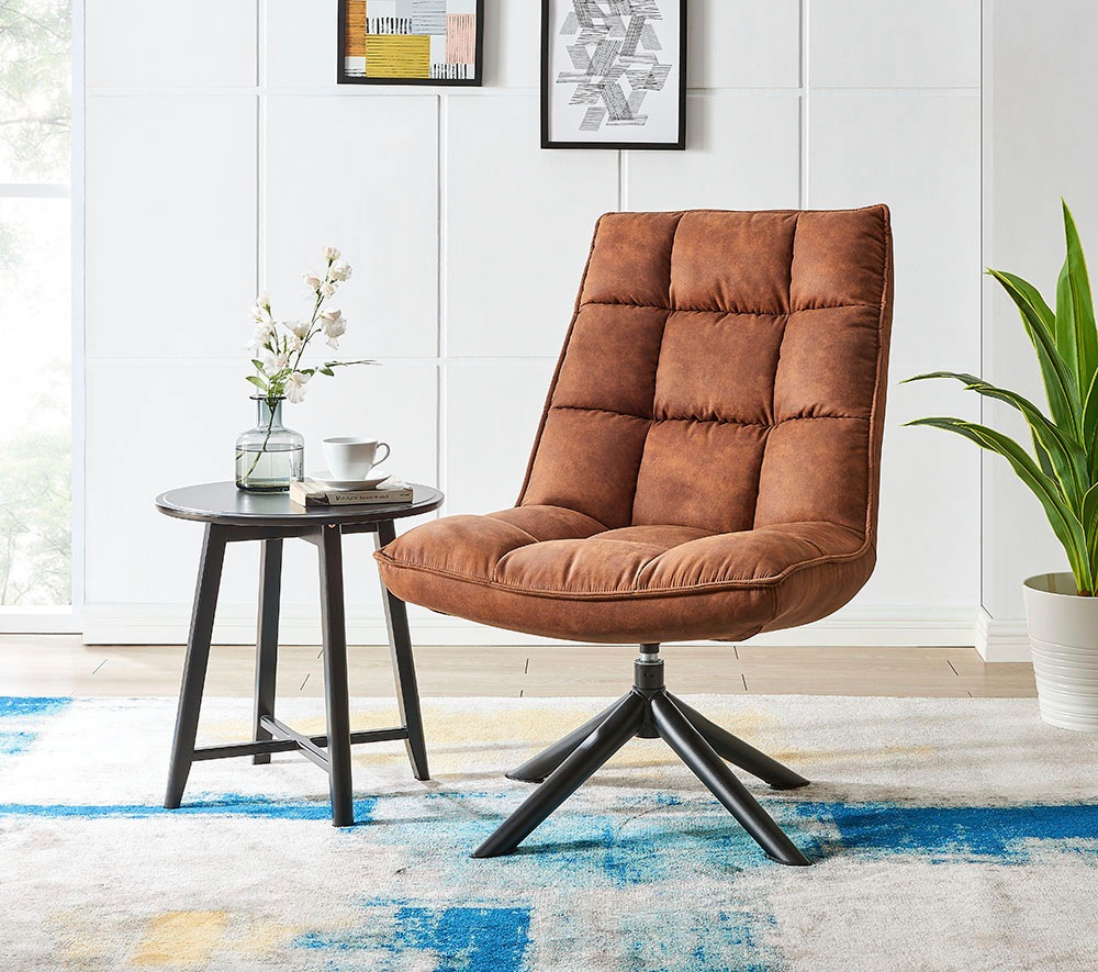 andas Drehsessel »Wanja«, mit Metallgestell und Samtvelours Bezug, Sitzhöhe 47 cm, Relaxsessel andas Drehsessel »Wanja«, mit Metallgestell und Samtvelours Bezug, Sitzhöhe 47 cm, Relaxsessel von andas