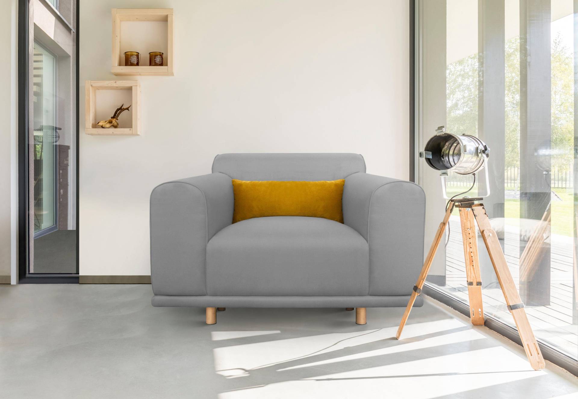 andas Loveseat »Maroon Sessel«, in skandinavischem Design, mit losem Kissen andas Loveseat »Maroon Sessel«, in skandinavischem Design, mit losem Kissen von andas