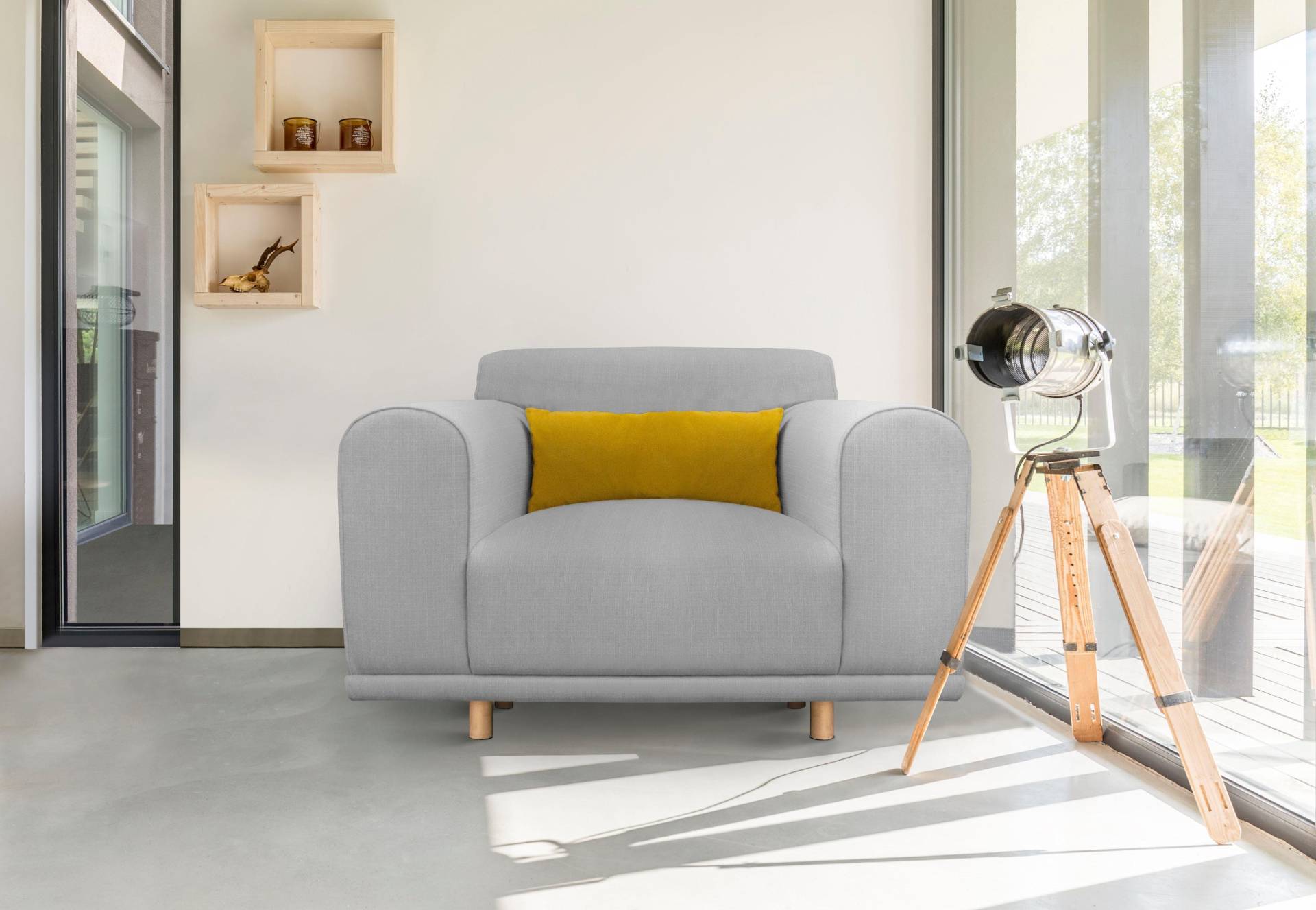 andas Loveseat »Maroon Sessel«, in skandinavischem Design, mit losem Kissen andas Loveseat »Maroon Sessel«, in skandinavischem Design, mit losem Kissen von andas