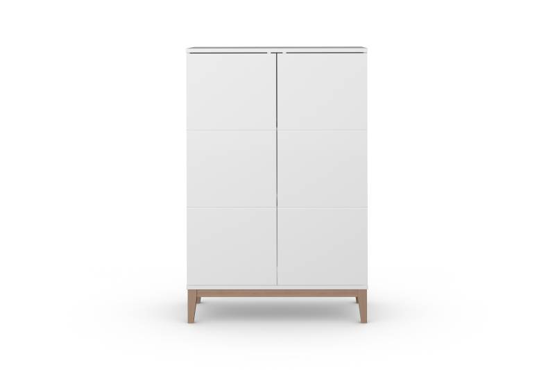 andas Highboard »Maryd«, (1 St.), Hochkommode mit Untergestell in Holzoptik von andas