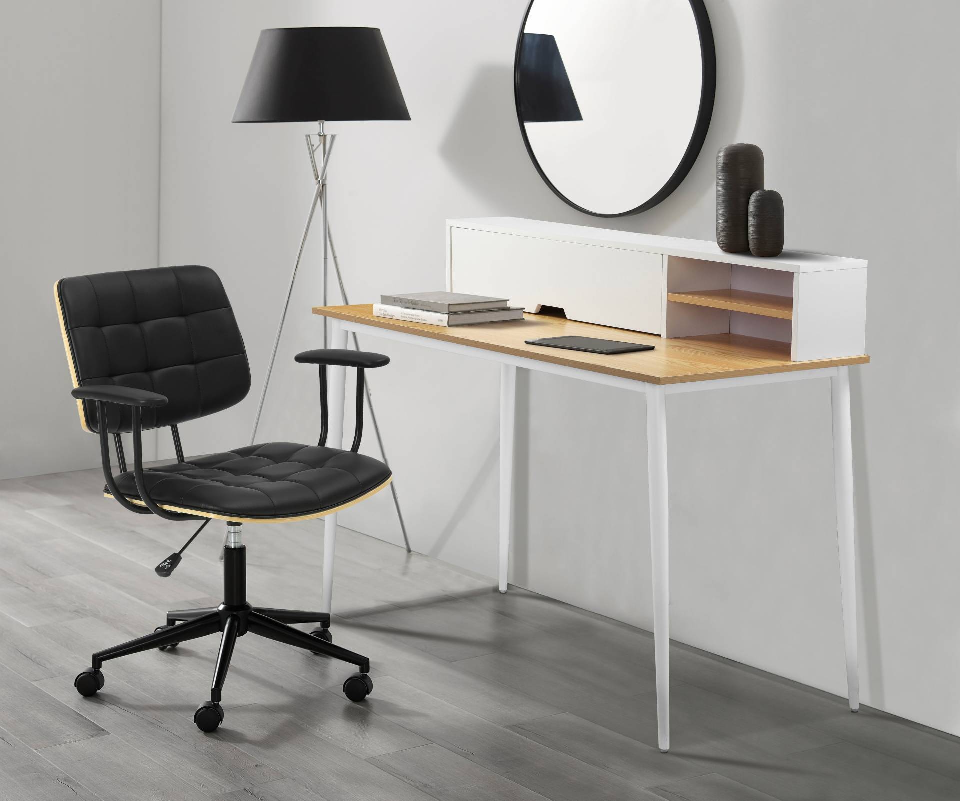 andas Schreibtisch »GRAVA«, Breite 120 cm, Schreibtischaufsatz, Kabeldurchlass hinter der Klappe andas Schreibtisch »GRAVA«, Breite 120 cm, Schreibtischaufsatz, Kabeldurchlass hinter der Klappe von andas