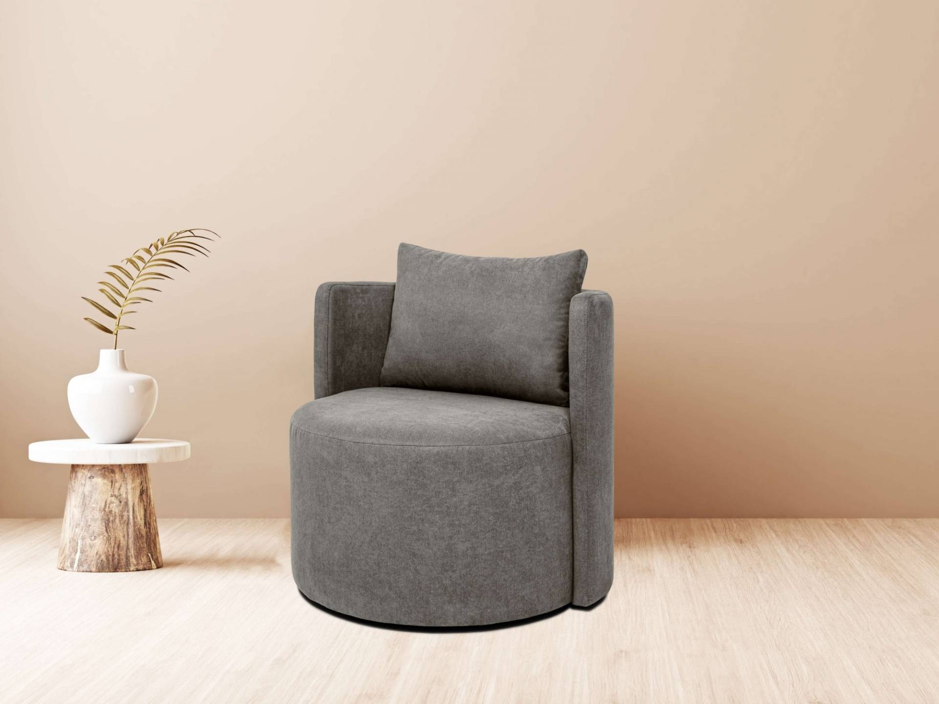 andas Sessel, mit wendbarem Rückenkissen, auch in recyceltem Stoff erhältlich andas Sessel, mit wendbarem Rückenkissen, auch in recyceltem Stoff erhältlich von andas