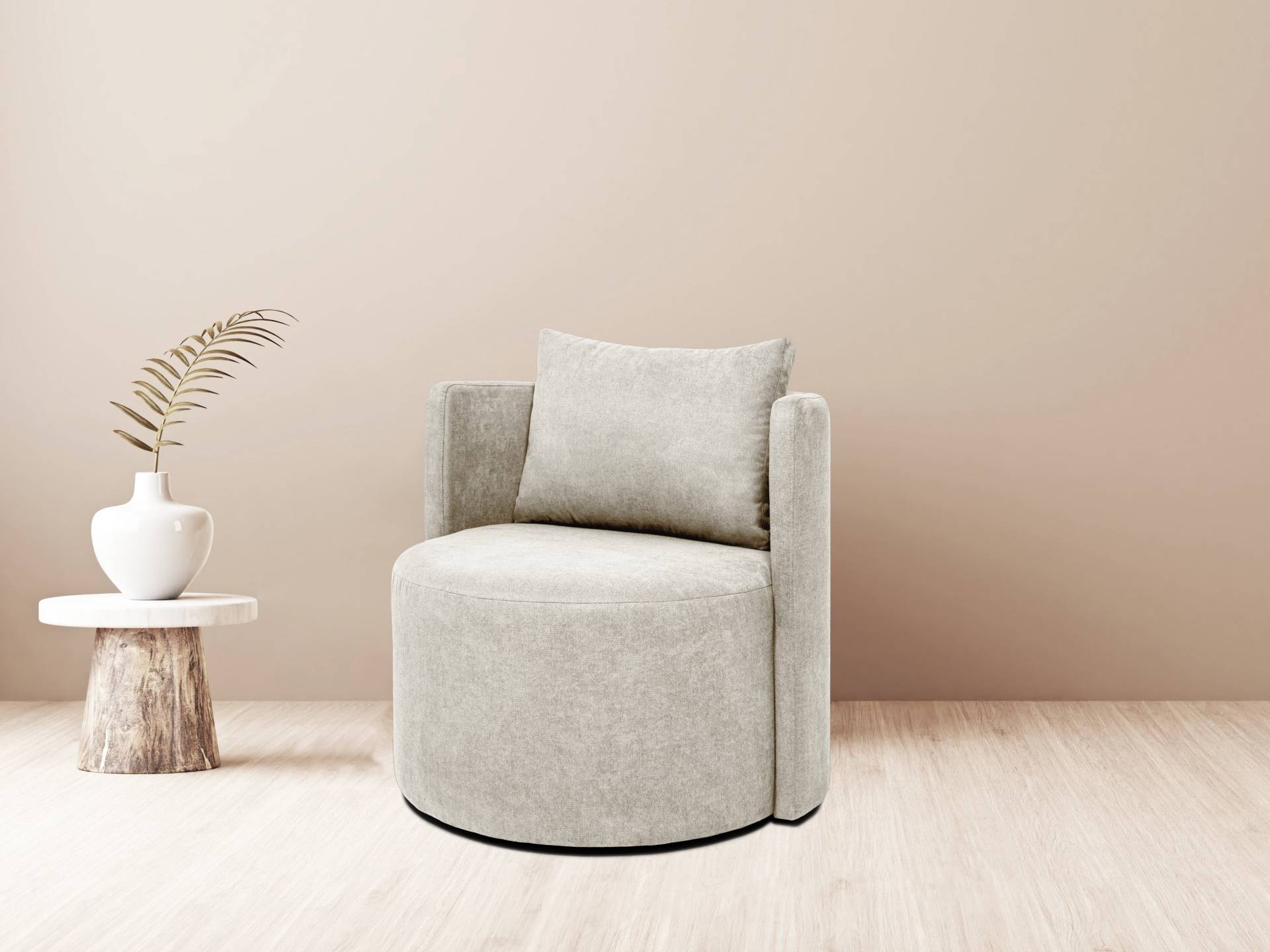 andas Sessel, mit wendbarem Rückenkissen, auch in recyceltem Stoff erhältlich andas Sessel, mit wendbarem Rückenkissen, auch in recyceltem Stoff erhältlich von andas