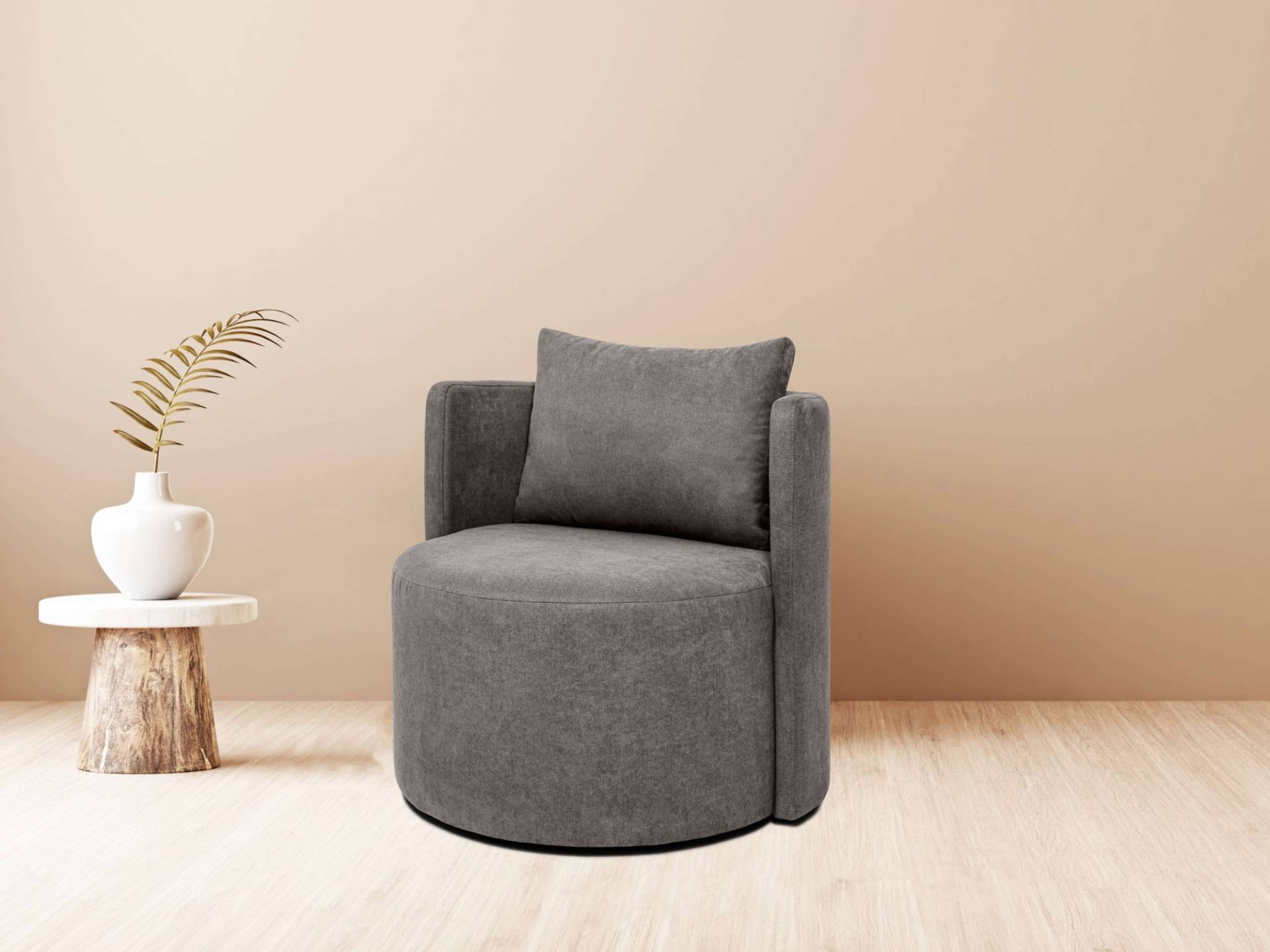 andas Sessel, mit wendbarem Rückenkissen, auch in recyceltem Stoff erhältlich andas Sessel, mit wendbarem Rückenkissen, auch in recyceltem Stoff erhältlich von andas