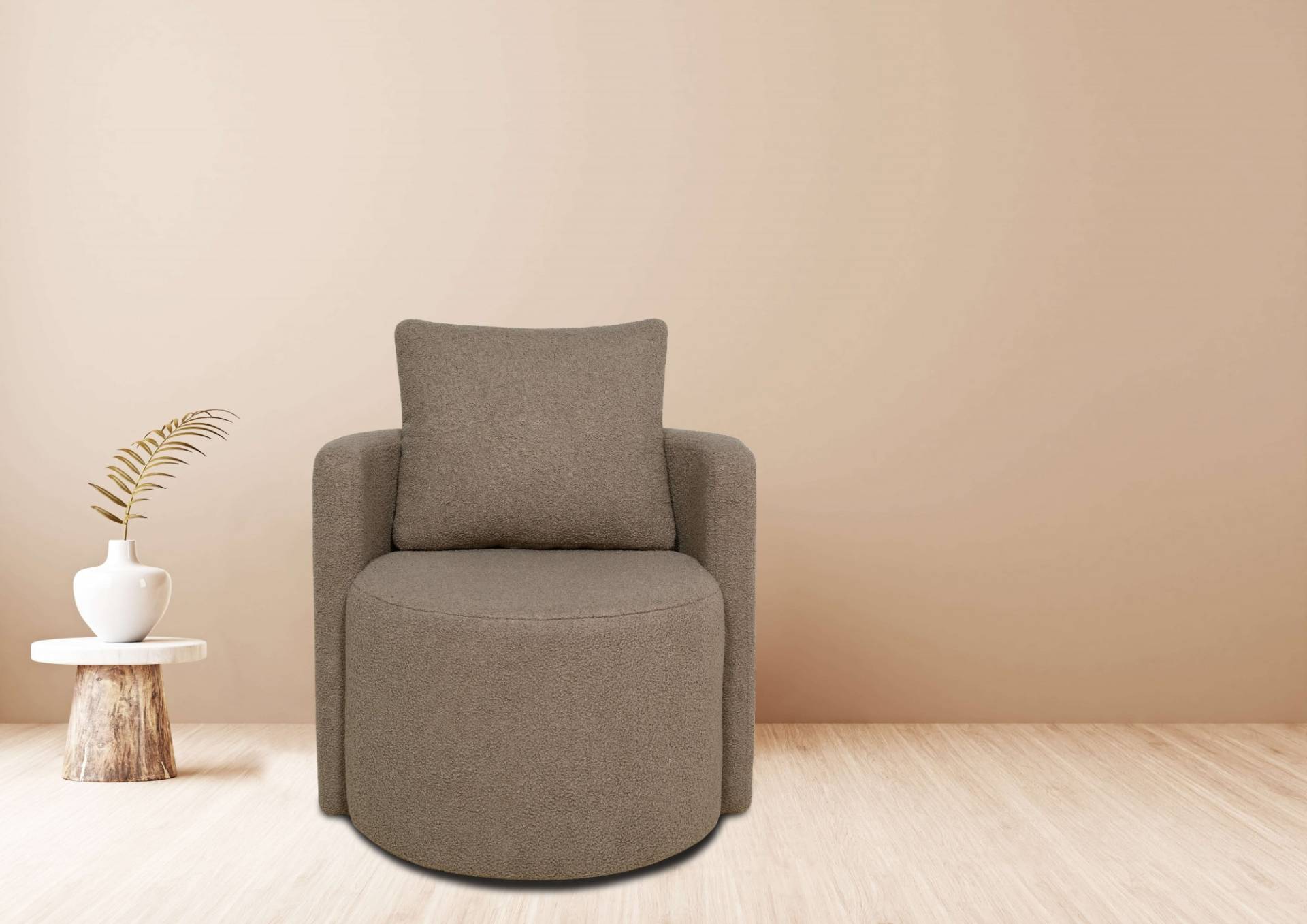 andas Sessel, mit wendbarem Rückenkissen, auch in recyceltem Stoff erhältlich andas Sessel, mit wendbarem Rückenkissen, auch in recyceltem Stoff erhältlich von andas