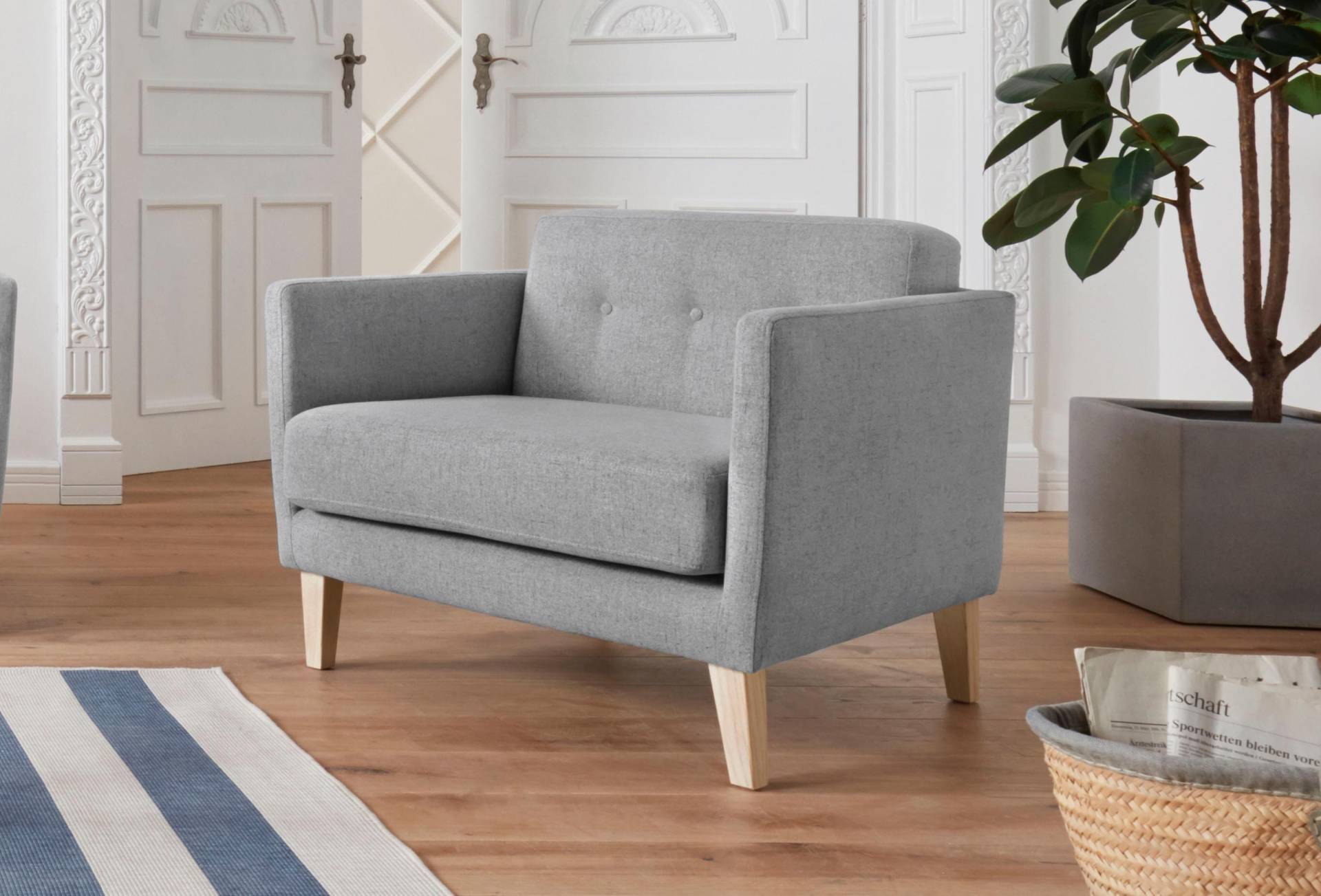 andas Sessel »Raadal«, in skandinavischer Optik, mit Knopfheftung, Design by Morten Georgsen andas Sessel »Raadal«, in skandinavischer Optik, mit Knopfheftung, Design by Morten Georgsen von andas