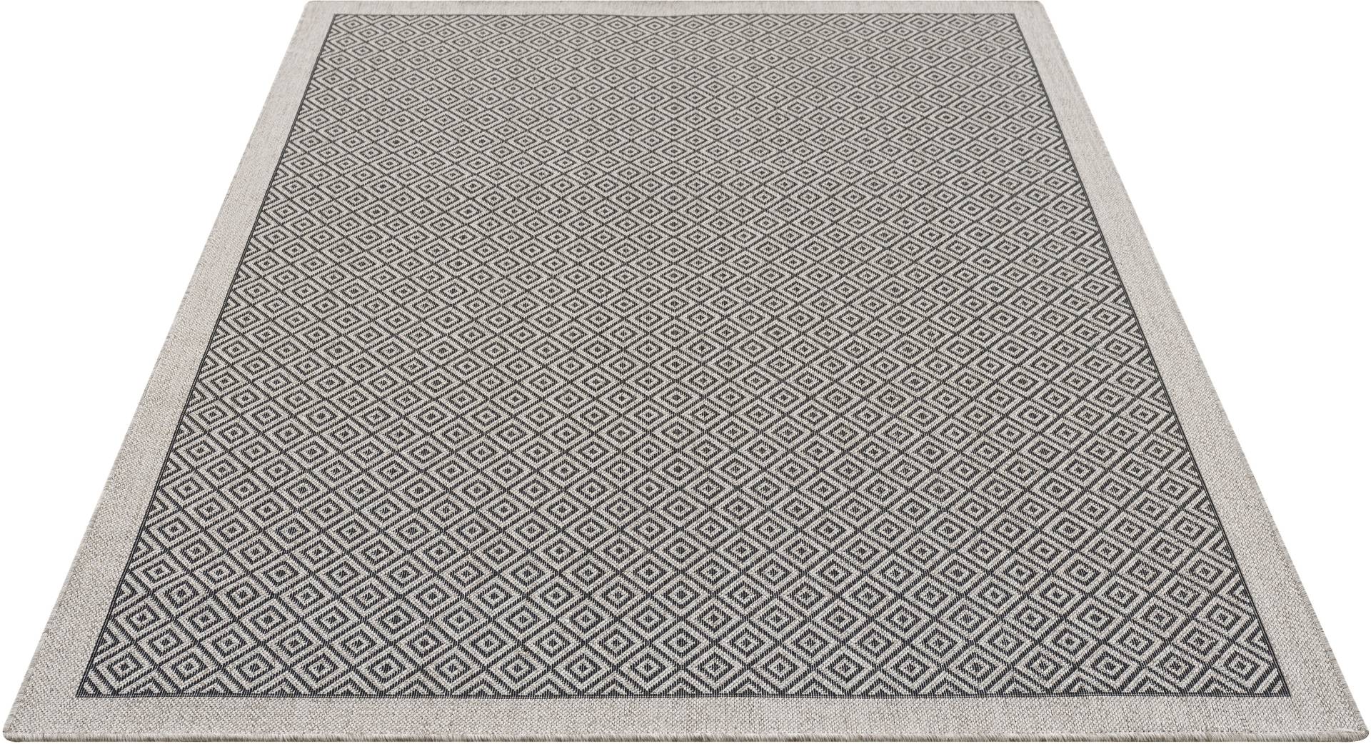 andas Teppich »Aliza«, rechteckig, 8 mm Höhe, mit Bordüre,Rauten-Design, wetterfest & UV-beständig, Outdoor geeignet andas Teppich »Aliza«, rechteckig, 8 mm Höhe, mit Bordüre,Rauten-Design, wetterfest & UV-beständig, Outdoor geeignet von andas