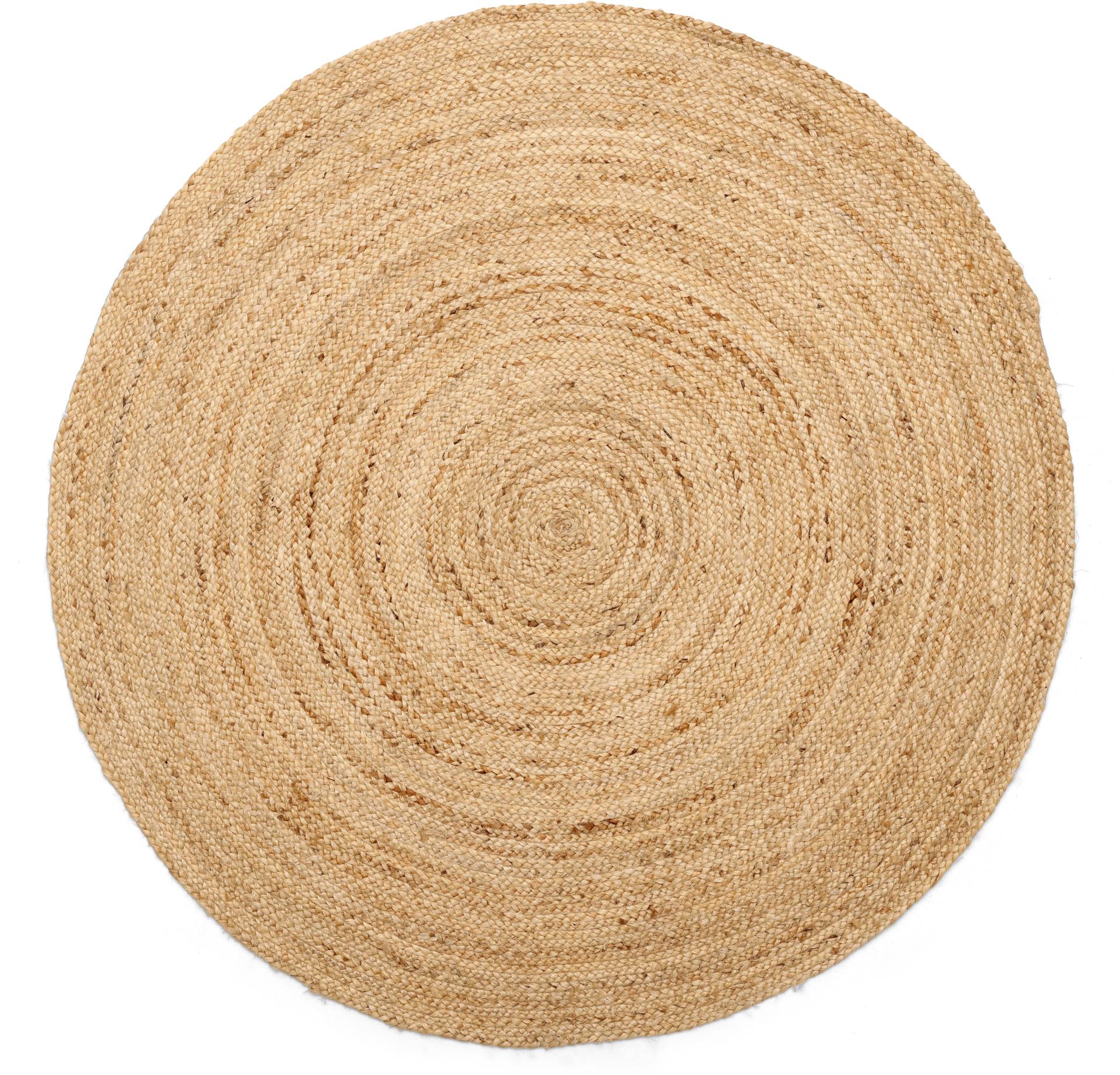 andas Teppich »Bjarka«, rund, meliert, 100% Jute, handgewebt, auch als Läufer & in rund erhältlich von andas