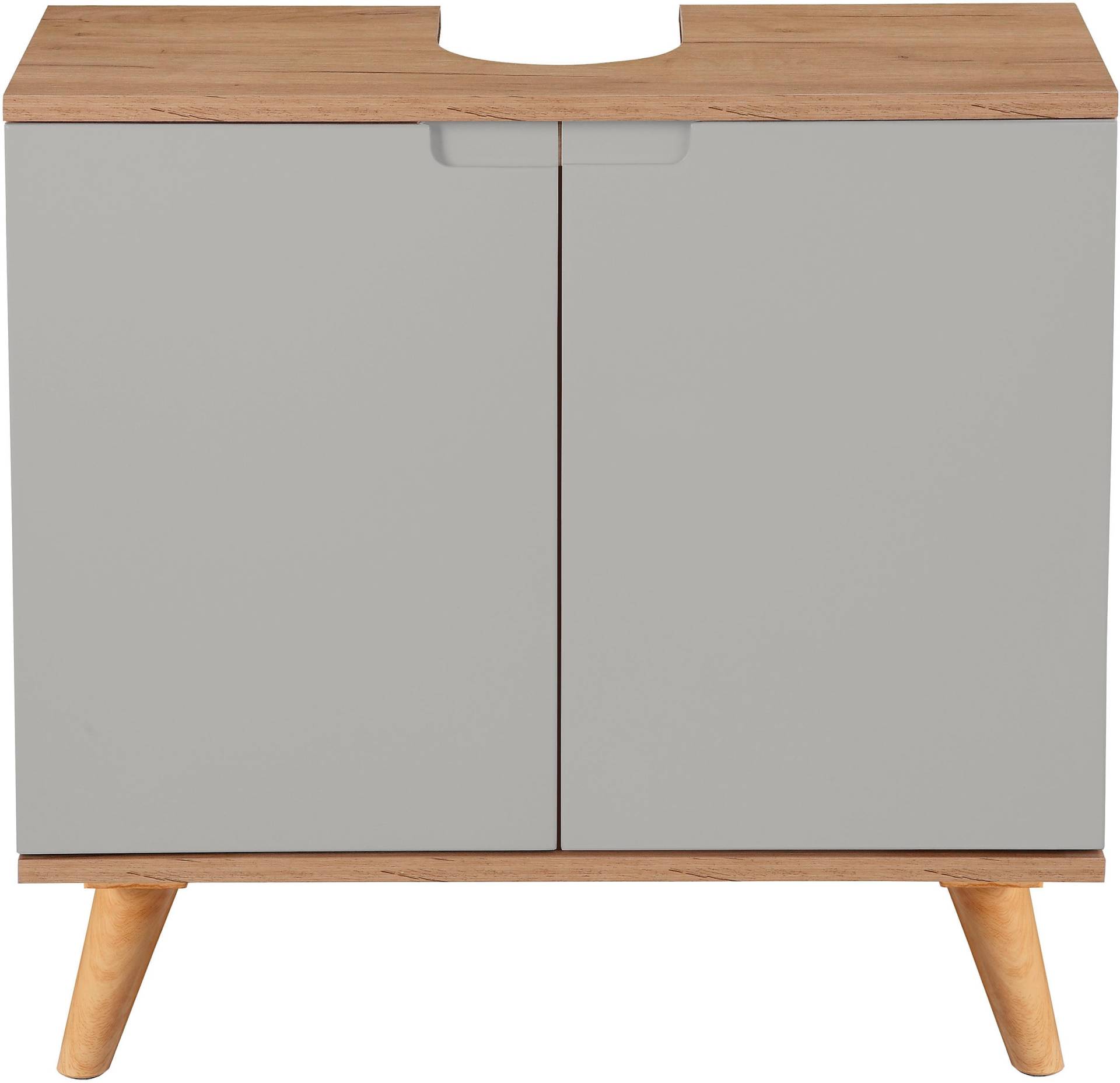 welltime Waschbeckenunterschrank »Lund Badunterschrank für wandhängende Waschbecken WC Unterschrank«, Badezimmerschrank WBU Breite 65cm mit Siphonausschnitt Badschrank welltime Waschbeckenunterschrank »Lund Badunterschrank für wandhängende Waschbecken WC Unterschrank«, Badezimmerschrank WBU Breite 65cm mit Siphonausschnitt Badschrank von welltime