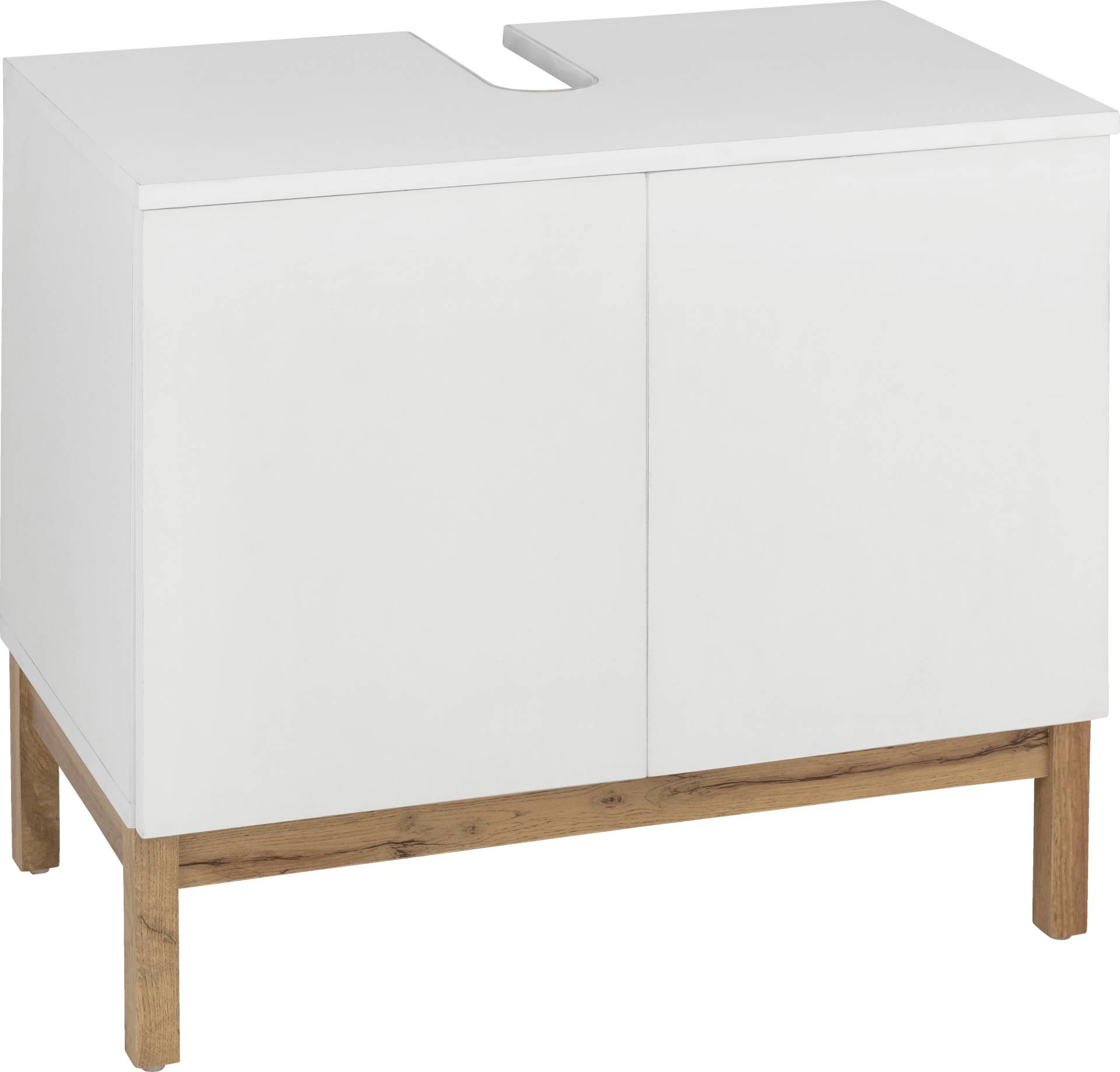 welltime Waschbeckenunterschrank »Stian«, mit 2 Türen und Siphonausschnitt, Breite 60 cm, Höhe 55,5 cm welltime Waschbeckenunterschrank »Stian«, mit 2 Türen und Siphonausschnitt, Breite 60 cm, Höhe 55,5 cm von welltime