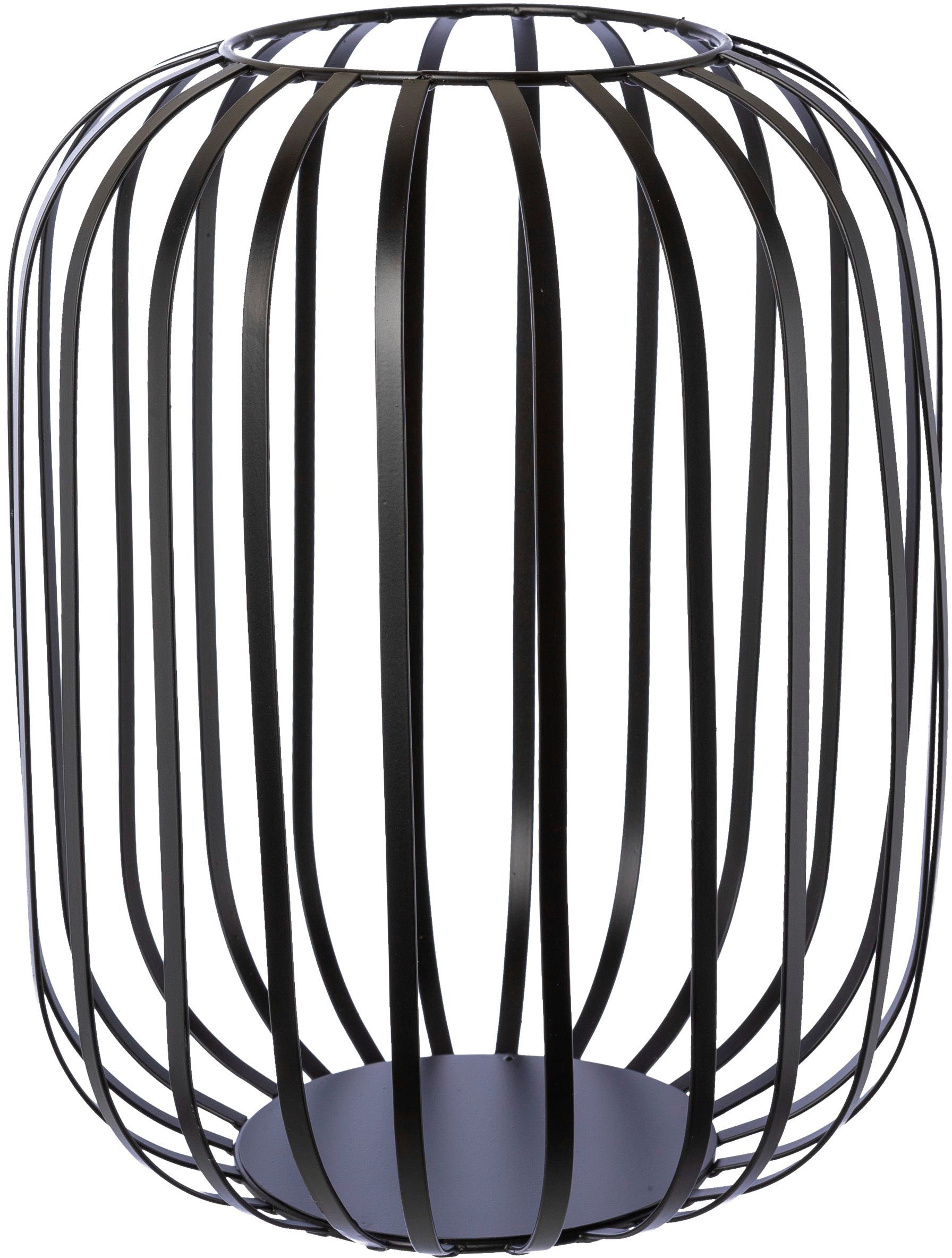 andas Windlicht »Dilja, Stumpenkerzenhalter aus Metall«, (1 St.), Kerzenhalter im minimalistischen Design von andas