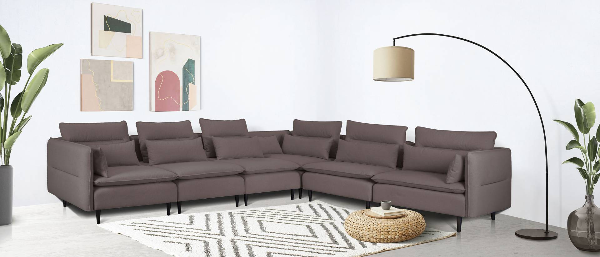 andas Ecksofa »ALVIK L-Form« von andas