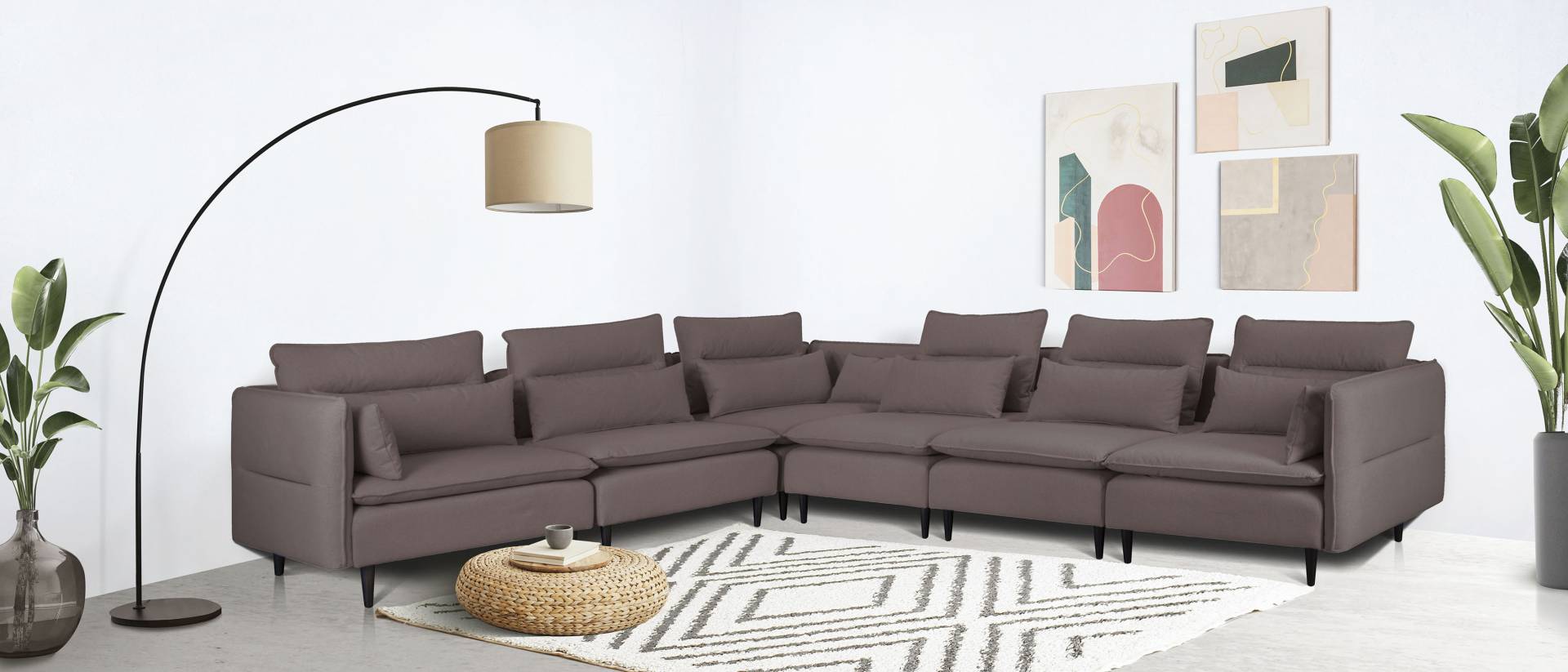 andas Ecksofa »ALVIK L-Form« von andas