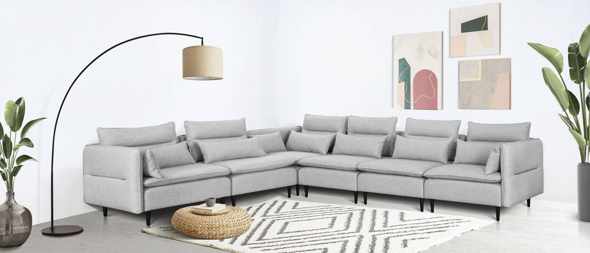 andas Ecksofa »ALVIK L-Form« von andas