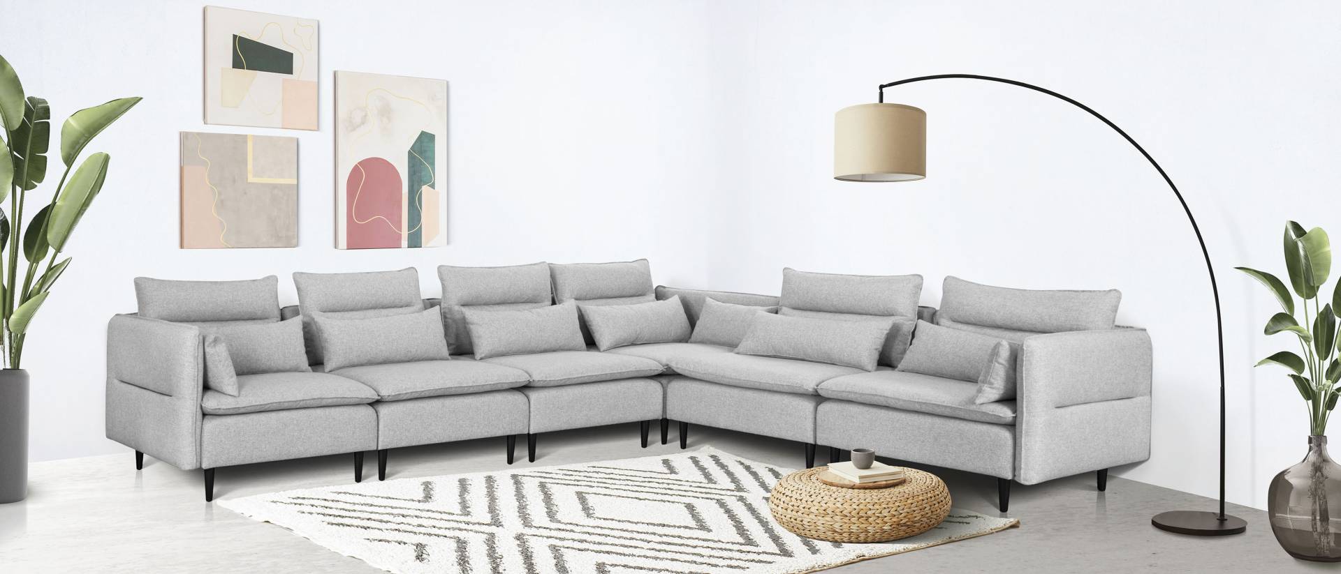 andas Ecksofa »ALVIK L-Form« von andas