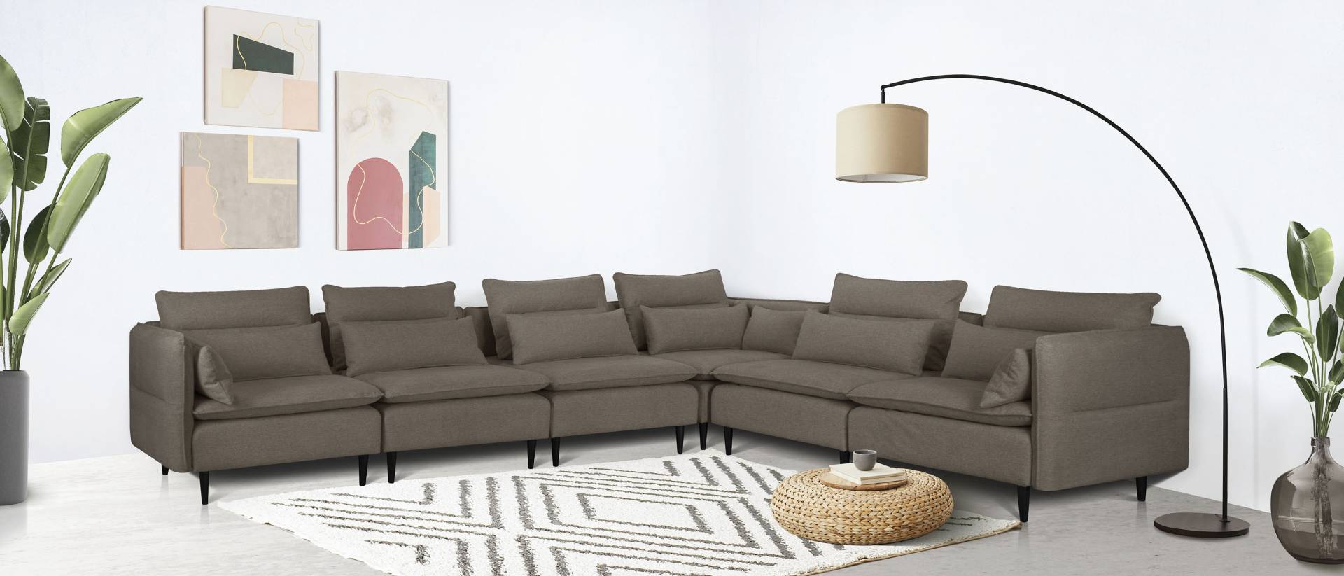 andas Ecksofa »ALVIK L-Form« von andas