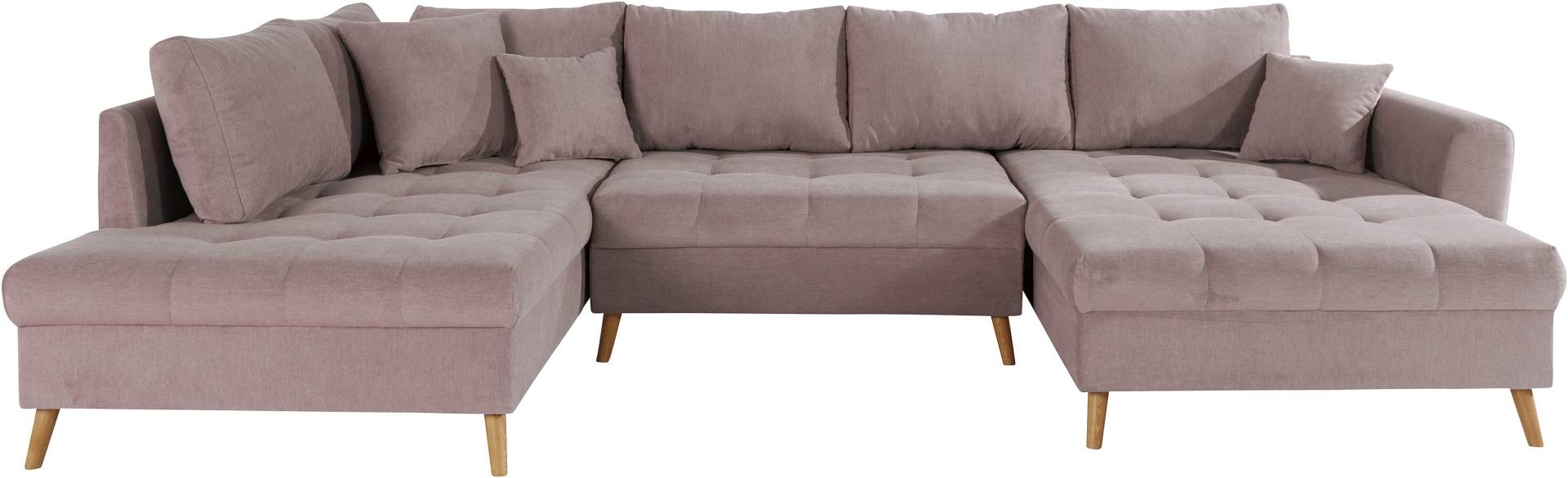 Home affaire Wohnlandschaft »Penelope Luxus U-Form«, mit besonders hochwertiger Polsterung für bis zu 140 kg pro Sitzfläche Home affaire Wohnlandschaft »Penelope Luxus U-Form«, mit besonders hochwertiger Polsterung für bis zu 140 kg pro Sitzfläche von home affaire