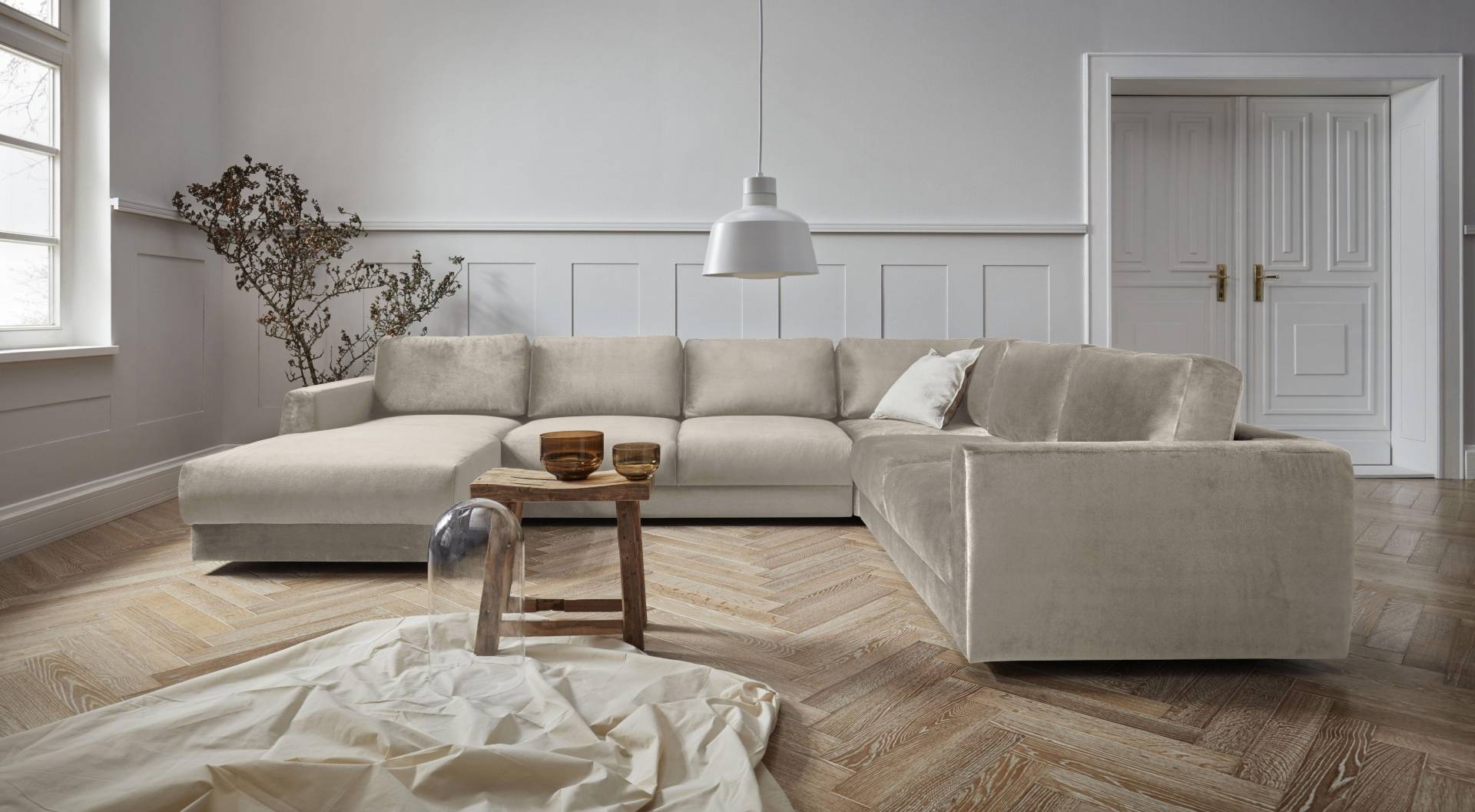andas Wohnlandschaft »Hobro U-Form«, in 3 Bezugsqualitäten in vielen Farben, Design by Morten Georgsen andas Wohnlandschaft »Hobro U-Form«, in 3 Bezugsqualitäten in vielen Farben, Design by Morten Georgsen von andas