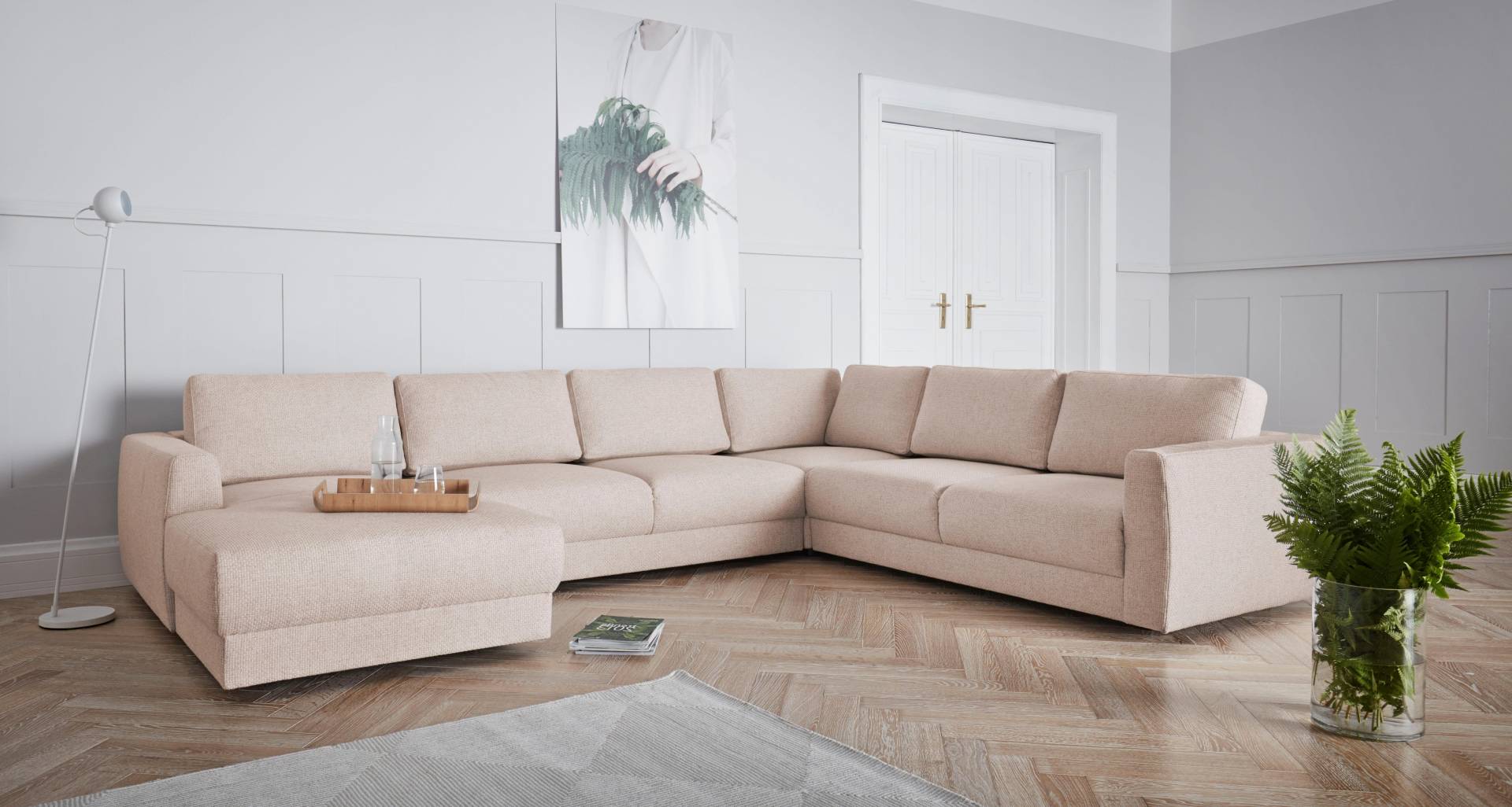 andas Wohnlandschaft »Hobro U-Form«, in 3 Bezugsqualitäten in vielen Farben, Design by Morten Georgsen andas Wohnlandschaft »Hobro U-Form«, in 3 Bezugsqualitäten in vielen Farben, Design by Morten Georgsen von andas