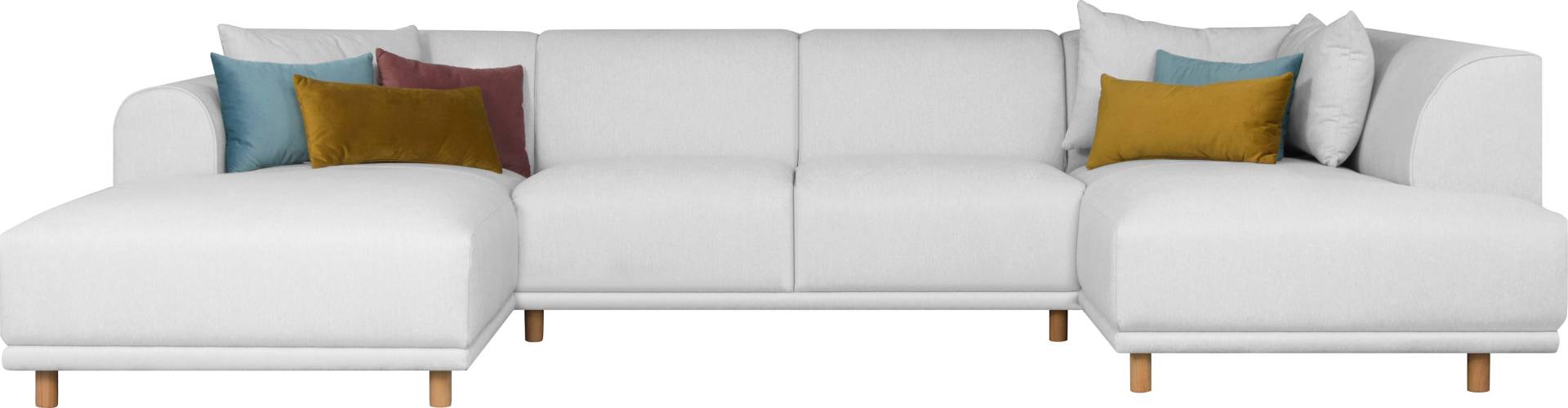 andas Wohnlandschaft »Maroon U-Form«, in skandinavischem Design, mit losen Kissen andas Wohnlandschaft »Maroon U-Form«, in skandinavischem Design, mit losen Kissen von andas