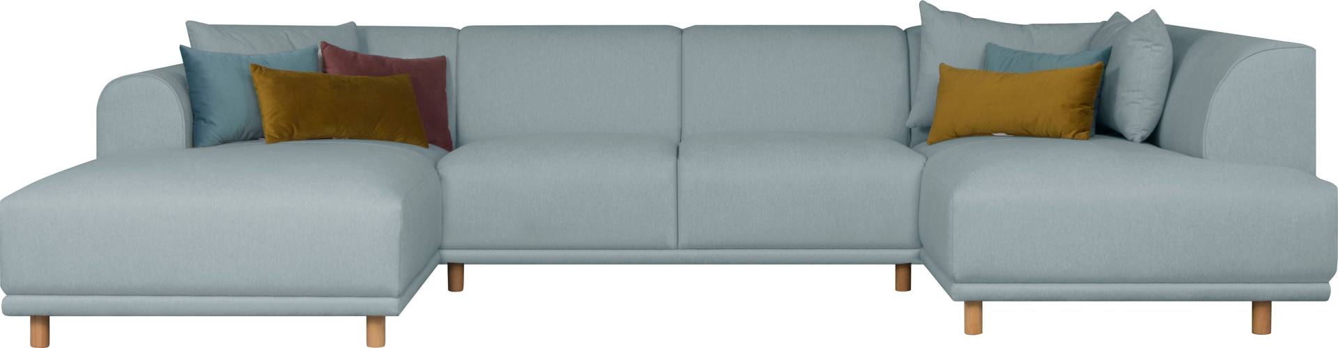 andas Wohnlandschaft »Maroon U-Form«, in skandinavischem Design, mit losen Kissen andas Wohnlandschaft »Maroon U-Form«, in skandinavischem Design, mit losen Kissen von andas