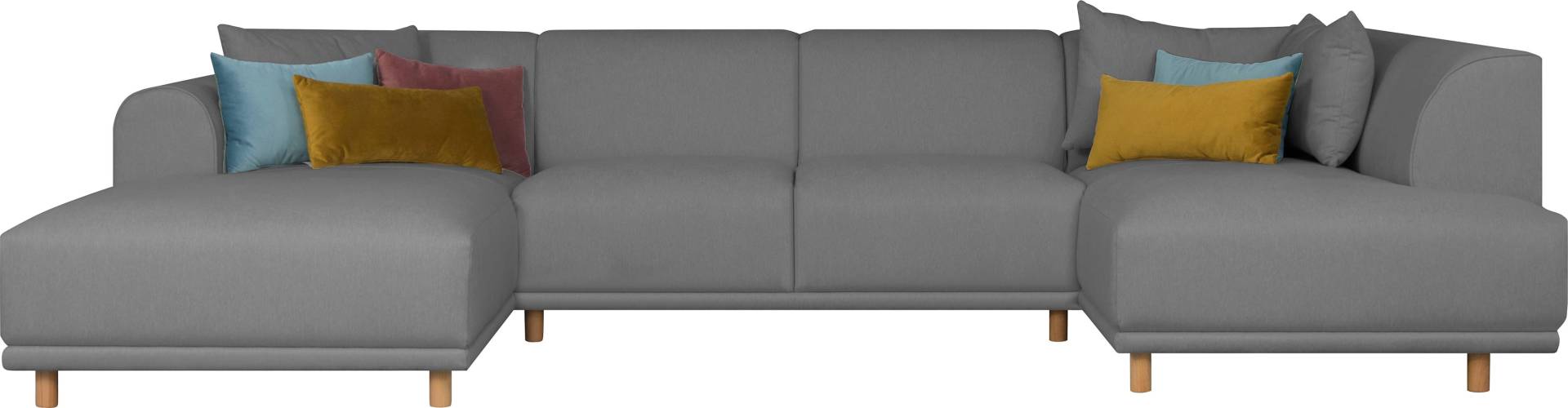andas Wohnlandschaft »Maroon U-Form«, in skandinavischem Design, mit losen Kissen andas Wohnlandschaft »Maroon U-Form«, in skandinavischem Design, mit losen Kissen von andas