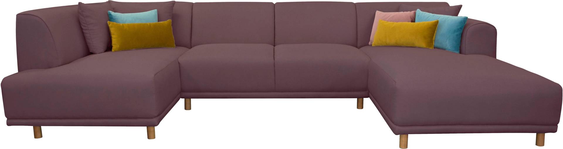 andas Wohnlandschaft »Maroon U-Form«, in skandinavischem Design, mit losen Kissen andas Wohnlandschaft »Maroon U-Form«, in skandinavischem Design, mit losen Kissen von andas