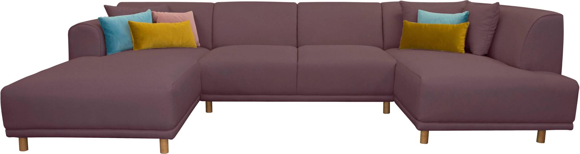 andas Wohnlandschaft »Maroon U-Form«, in skandinavischem Design, mit losen Kissen andas Wohnlandschaft »Maroon U-Form«, in skandinavischem Design, mit losen Kissen von andas