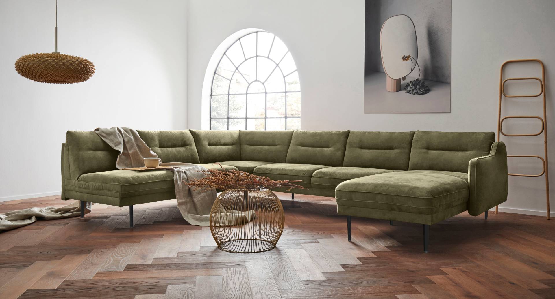 andas Wohnlandschaft »Nordfyn U-Form«, edles Design in 3 Bezugsqualitäten, Design by Morten Georgsen andas Wohnlandschaft »Nordfyn U-Form«, edles Design in 3 Bezugsqualitäten, Design by Morten Georgsen von andas