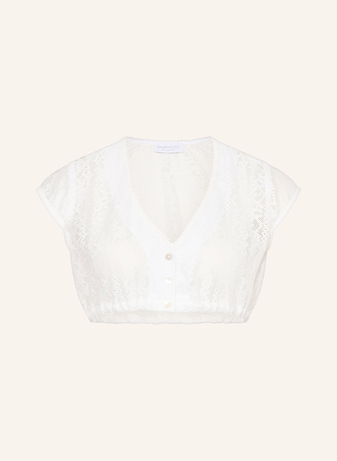 Anno Domini Dirndlbluse Fiona Aus Spitze weiss von anno domini